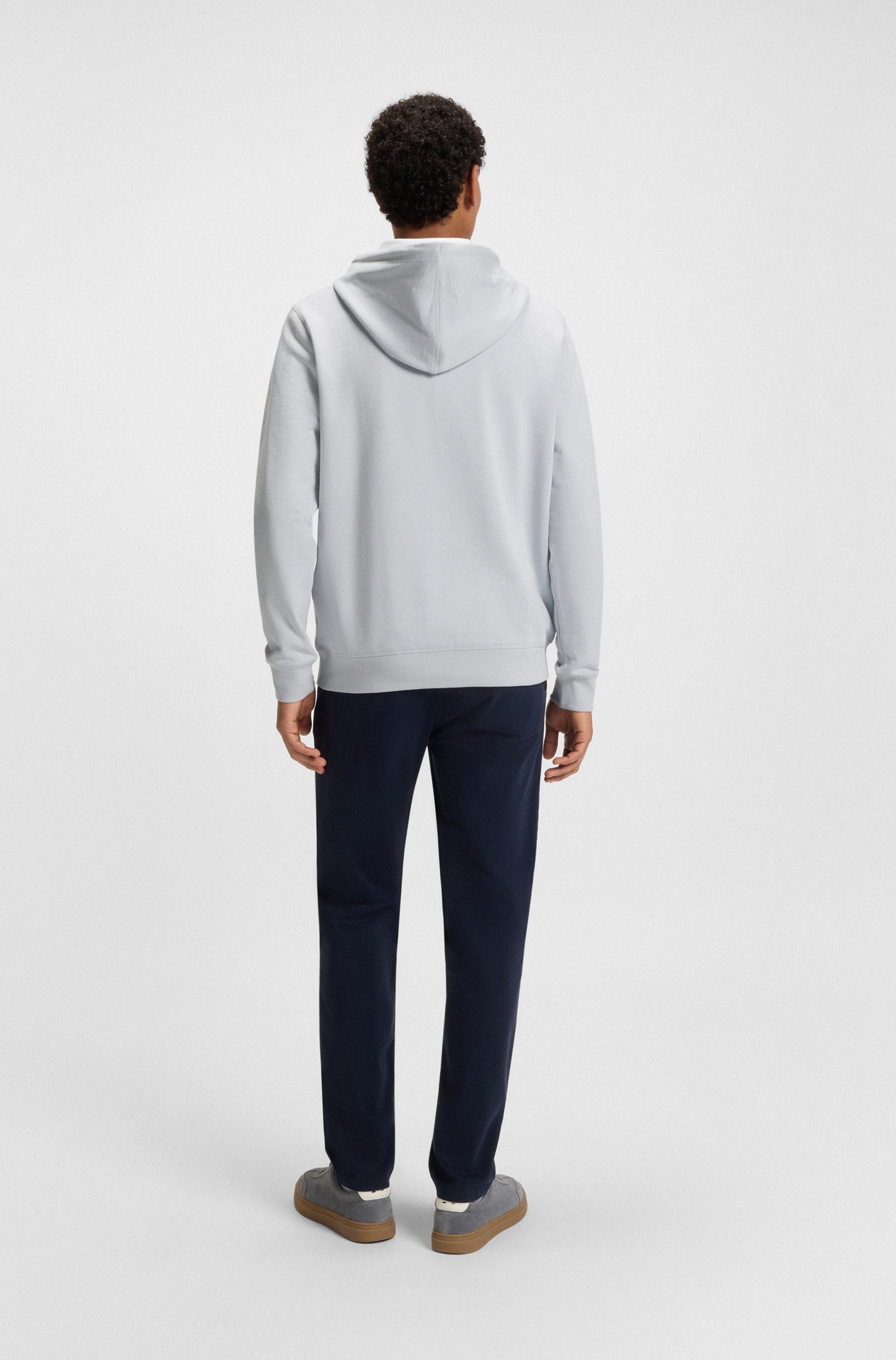 Boss Orange Hoodie Wetalk met geborduurd boss merkembleem