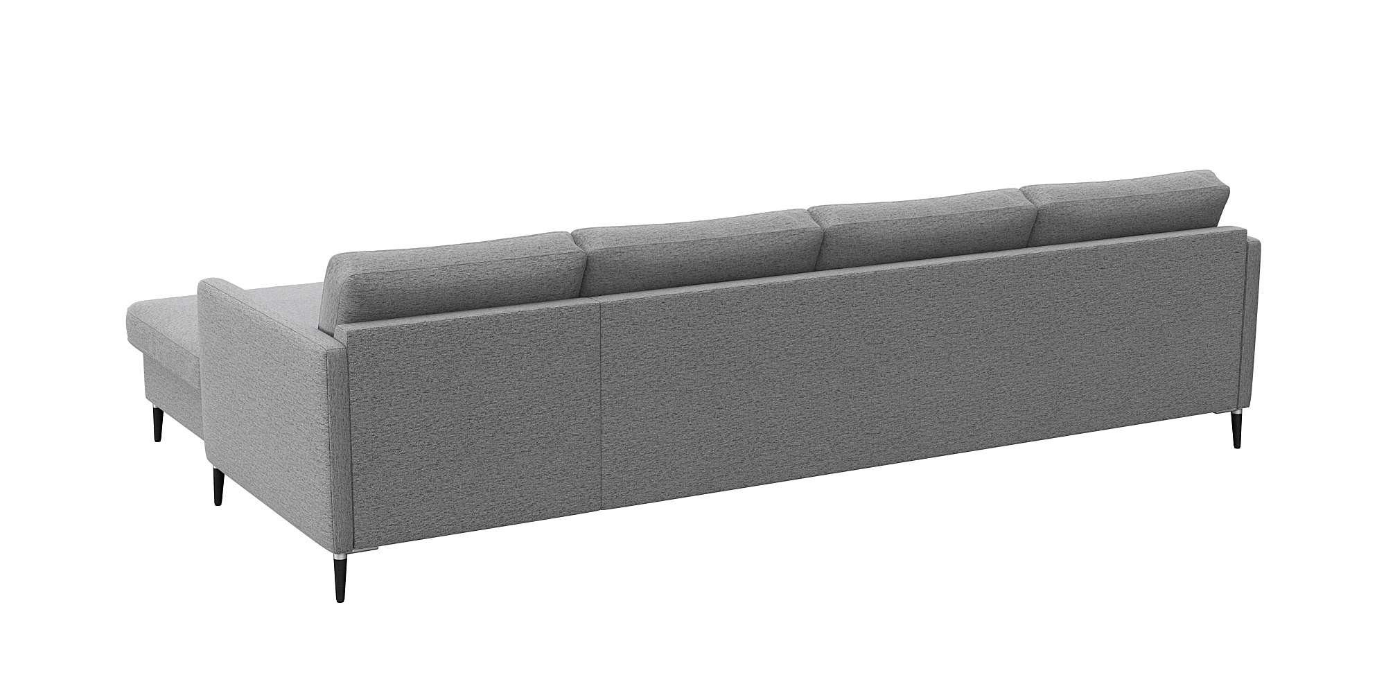 FLEXLUX Hoekbank Fiore, L-vorm, comfortabel en aangenaam door hoogwaardige zitopbouw