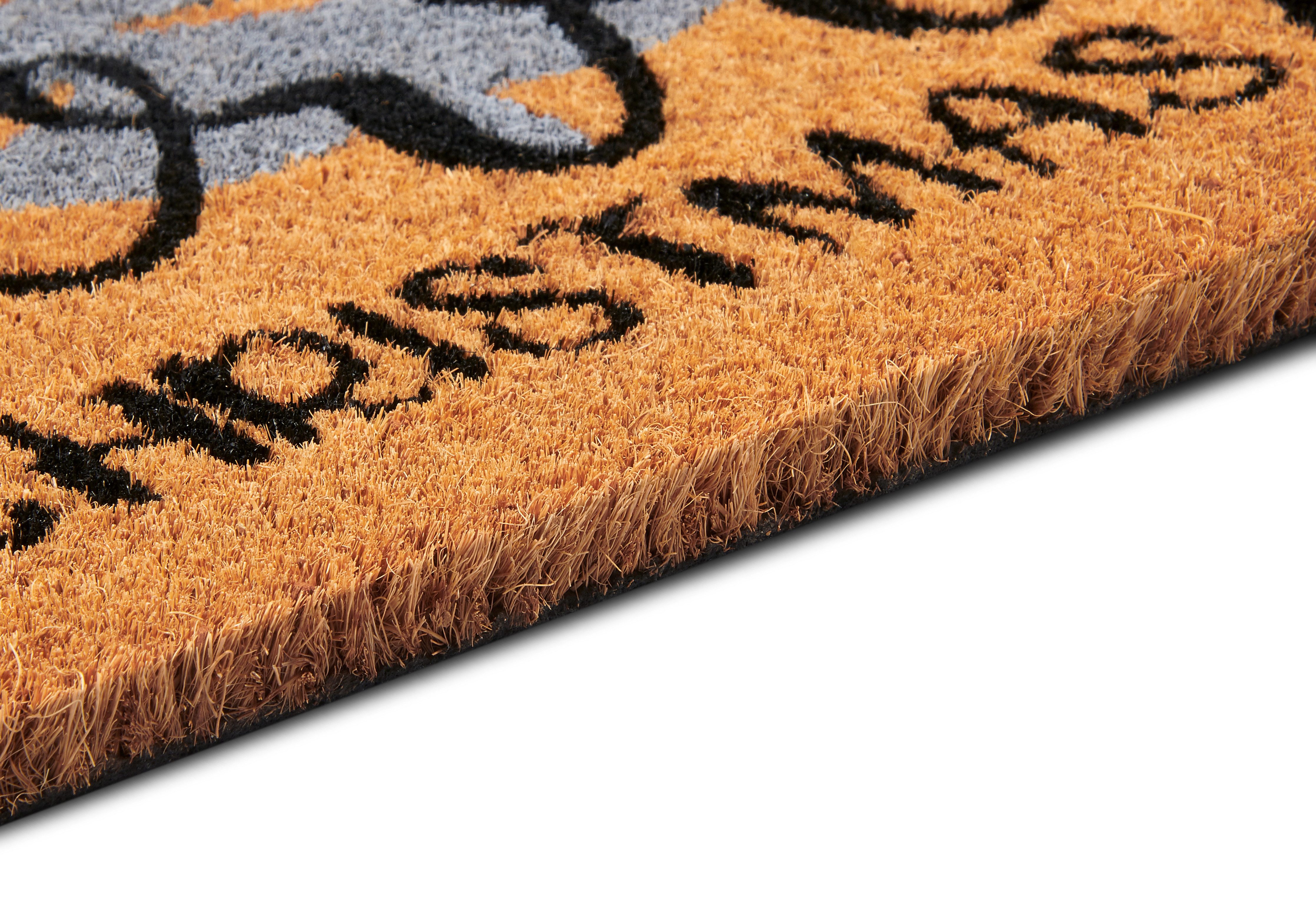 HANSE Home Mat Kokos Silver Christmas Gifts, deurmat Vuilafstotende mat, antislip, buiten, kerst, kokosmat, gang