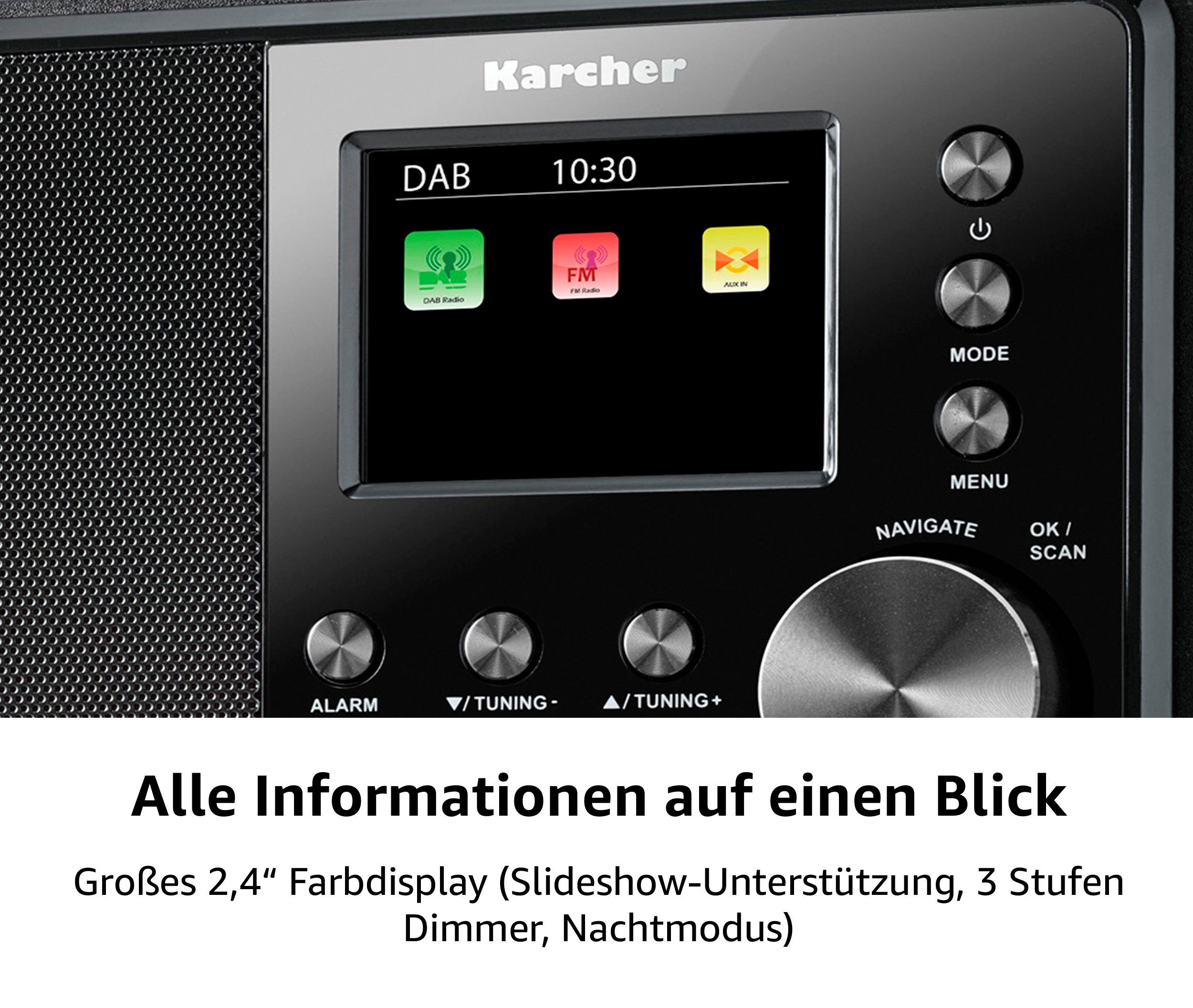 Karcher Digitale radio (DAB+) DAB 3000