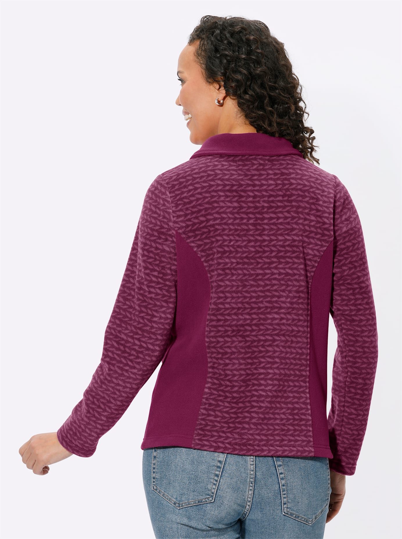 Casual Looks Fleece-shirt Fleeceshirt (1-delig)