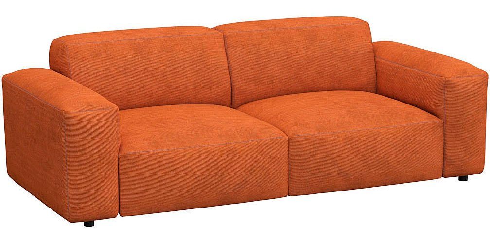 FLEXLUX 2,5-zitsbank Lucera bank, super comfortabel door hoogwaardige zitopbouw met koudschuim