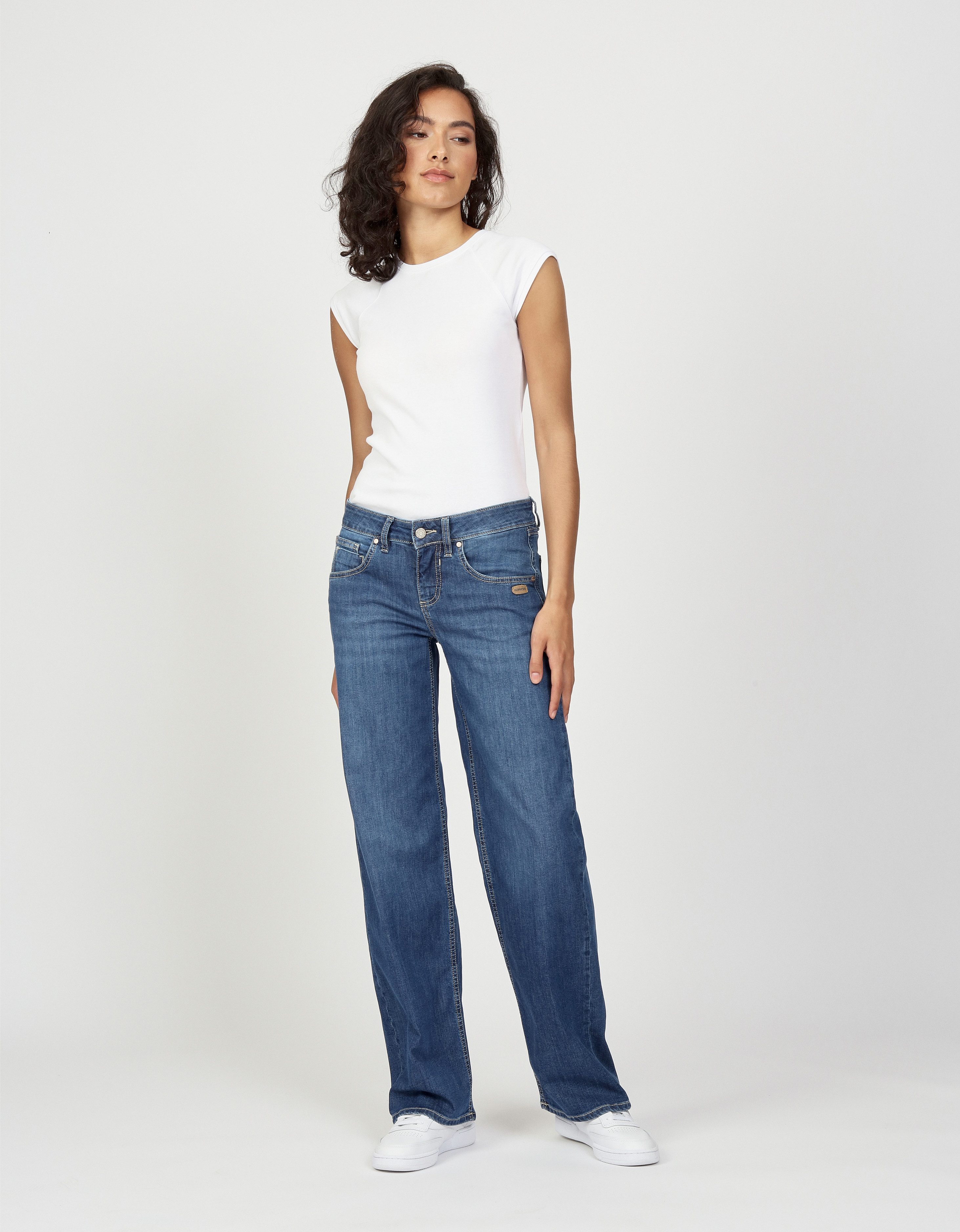 GANG Straight jeans 94RIVER met extra kleine achterzak