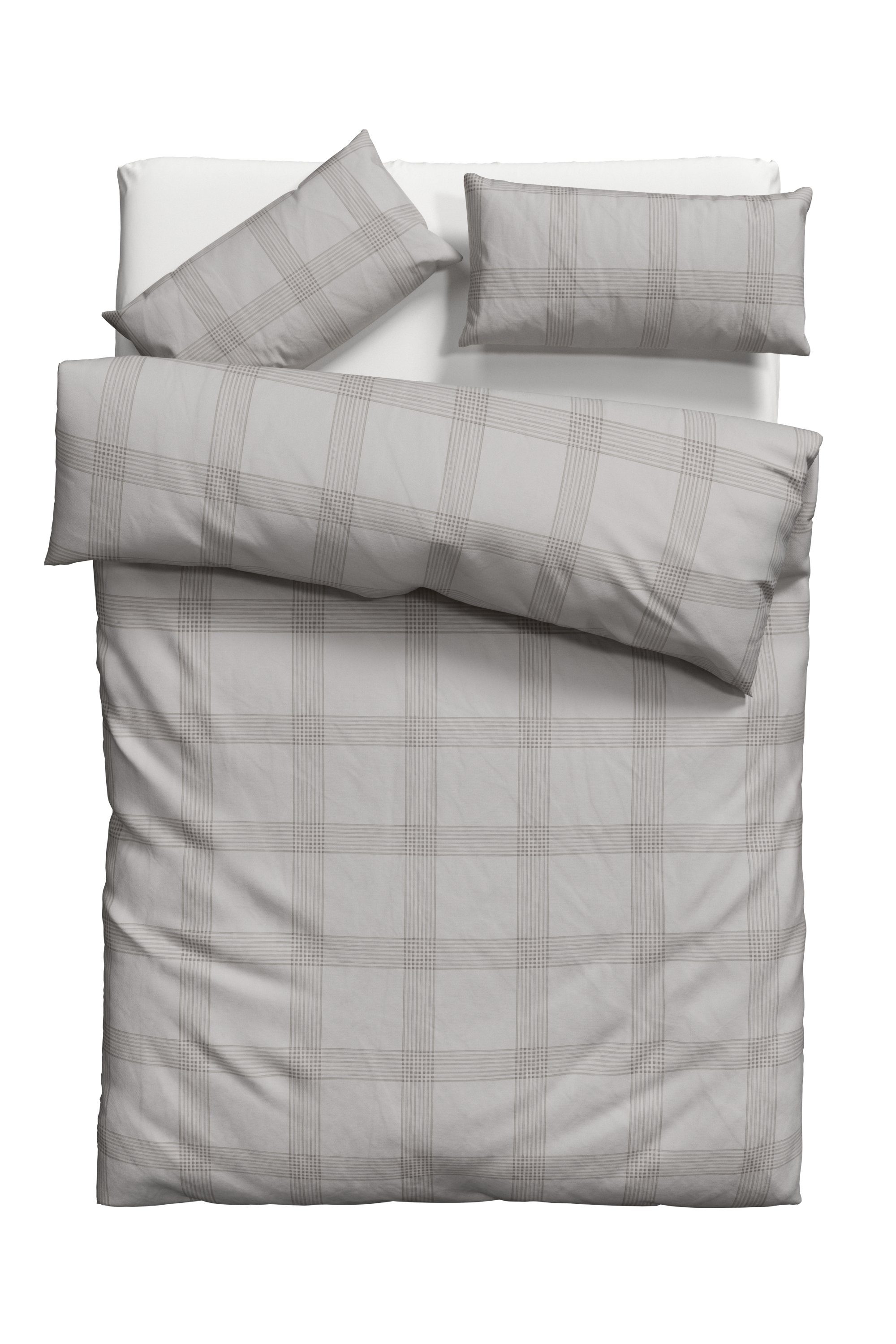 OTTO products Overtrekset Check in maat 135x200, 155x220 of 200x200 cm
