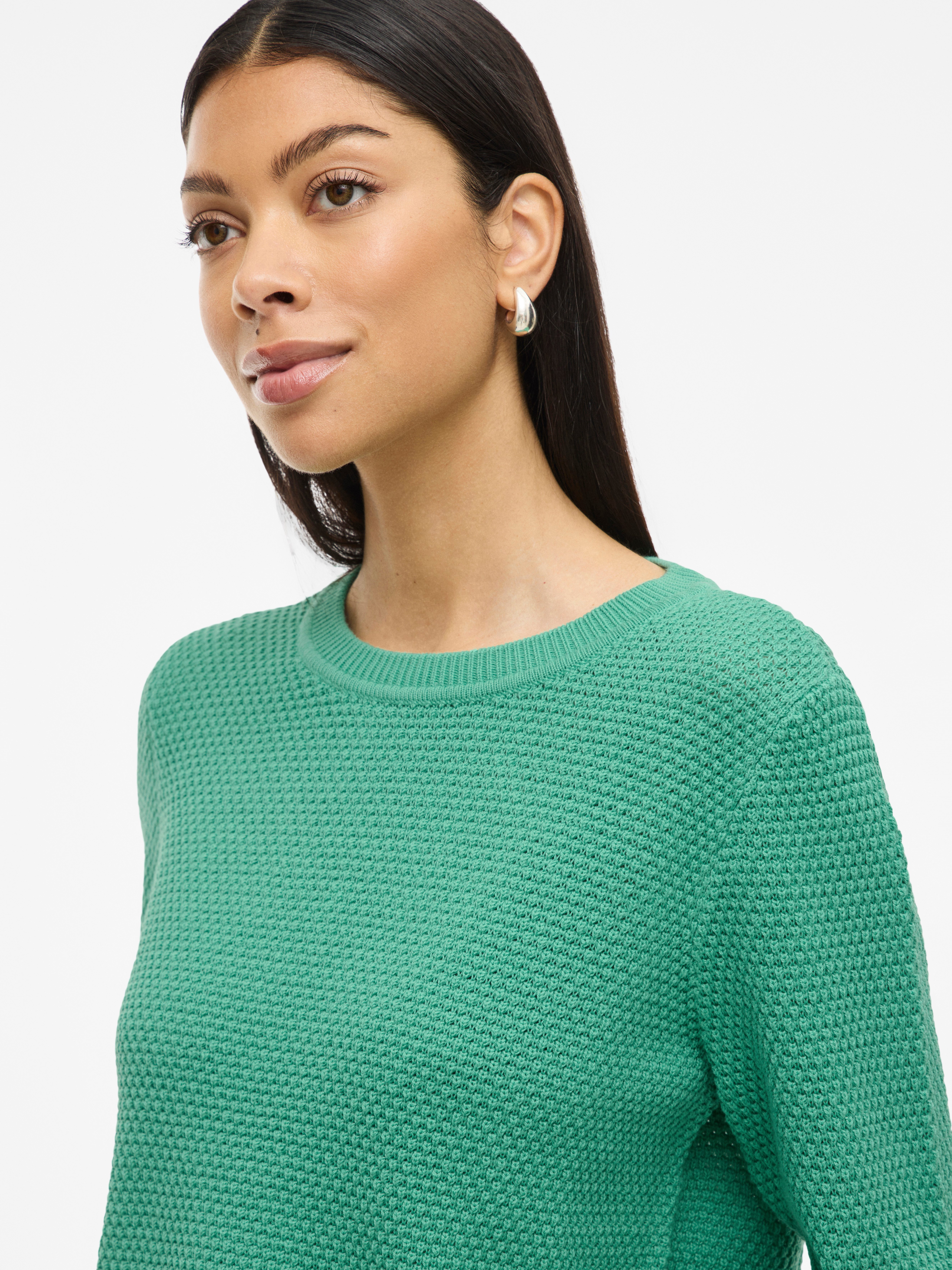 Vila Trui met ronde hals VIDALO O-NECK L/S KNIT TOP- NOOS