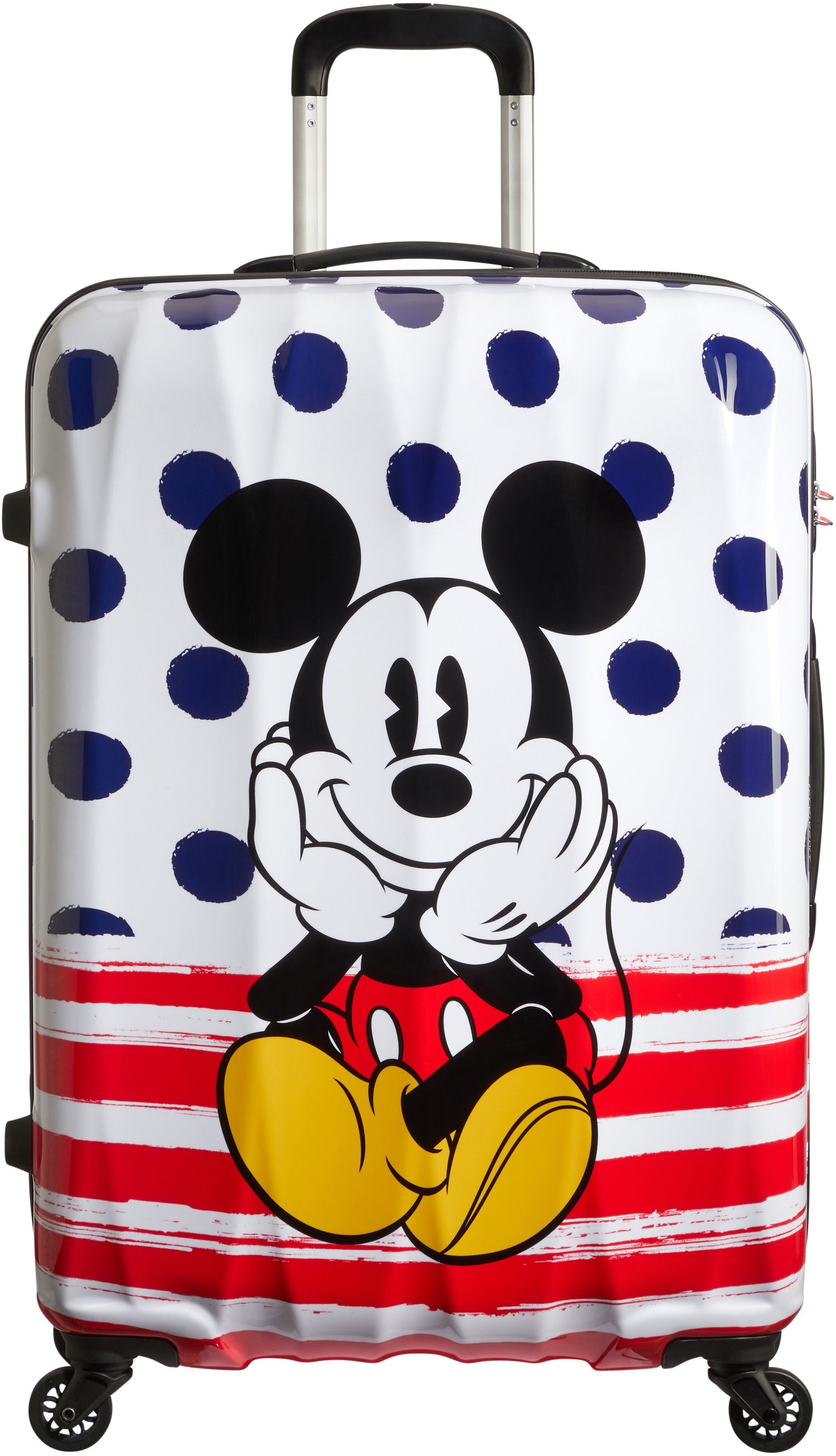 American Tourister® Hardshell-trolley Disney Legends, Mickey Blue Dots, 75 cm