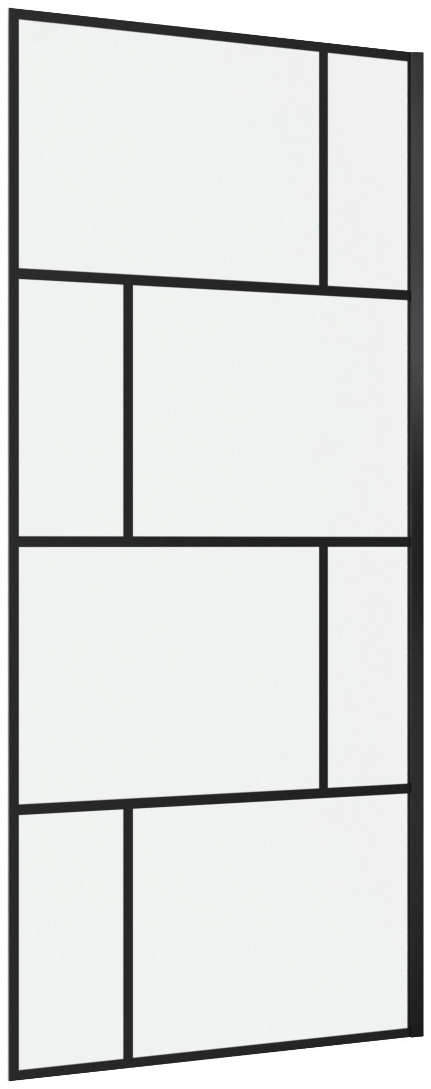 Marwell Walk-in-douche Bricks zonder houderstang, 90x195 cm, 90 cm