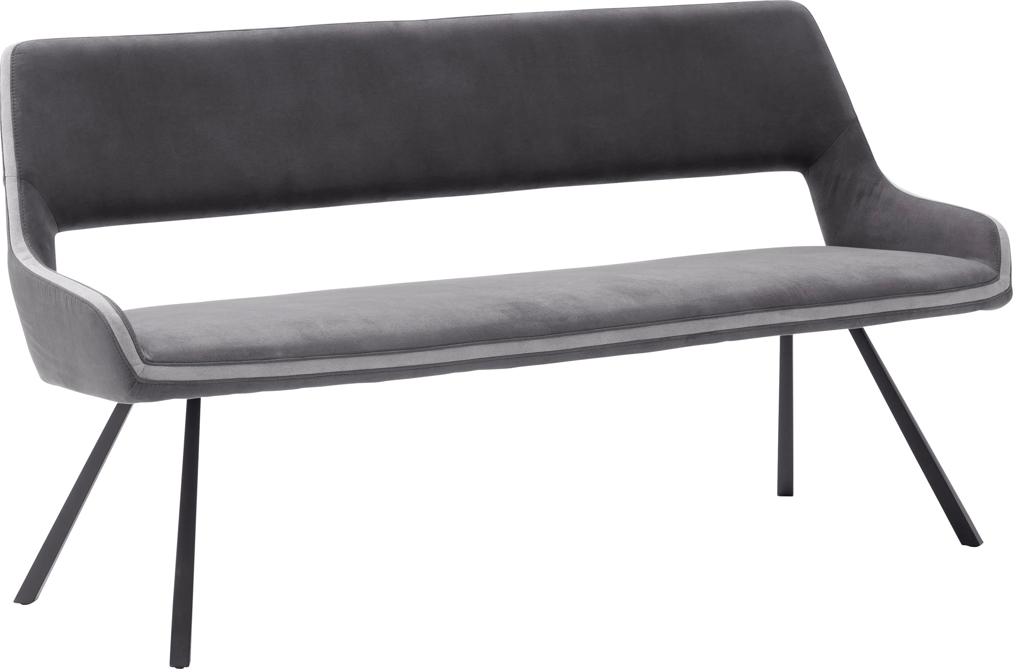 MCA furniture Zitbank Bayonne tot 280 kg belastbaar, zithoogte 50 cm, naar keuze 155 cm-175 cm breedte