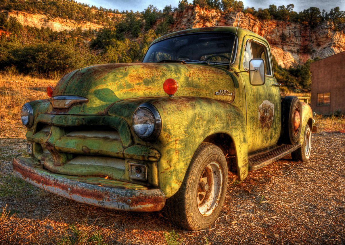 Papermoon Fotobehang Vintage Pick Up Truck