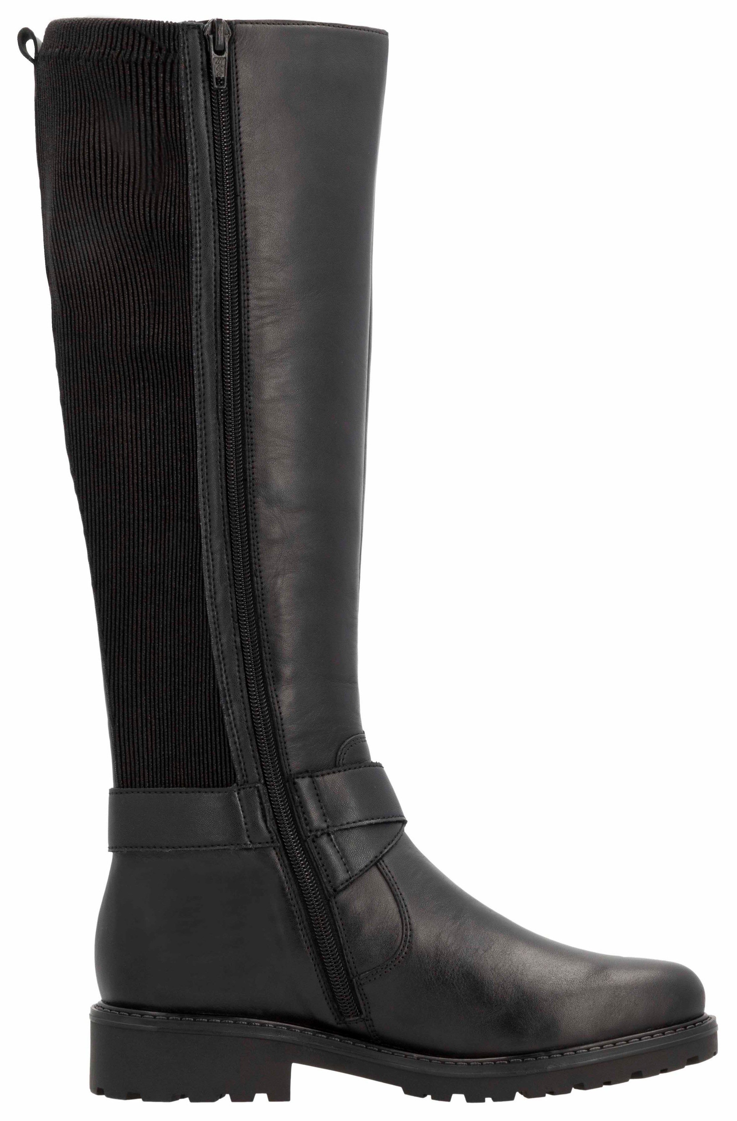 Remonte Laarzen Elisabeth Hurley-Collection hakken, herfstmode, lange laarzen met binnenrits