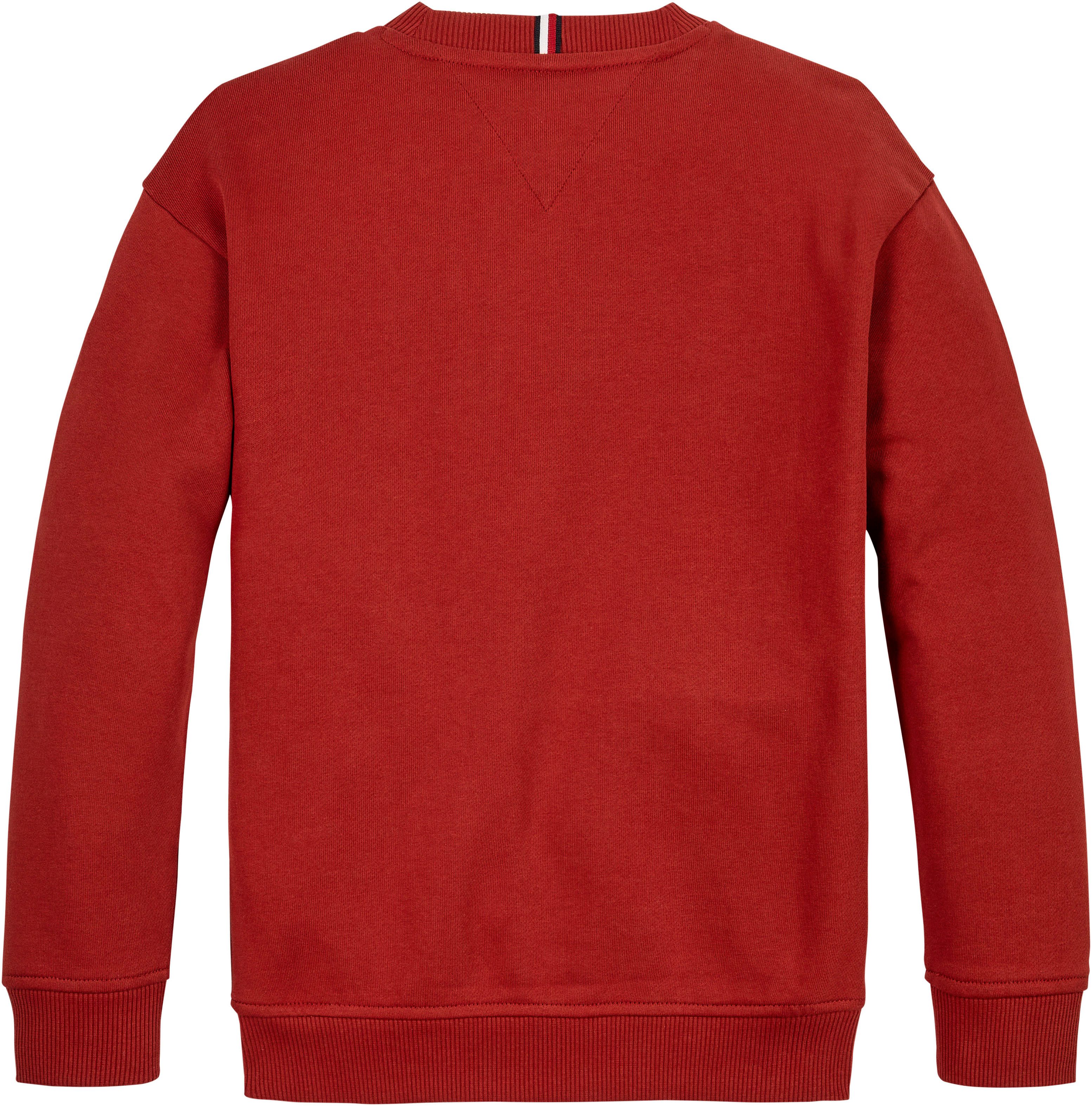 Tommy Hilfiger Sweatshirt VARSITY EMBROIDERY SWEATSHIRT Kinderen tot 16 jaar met logo-opdruk