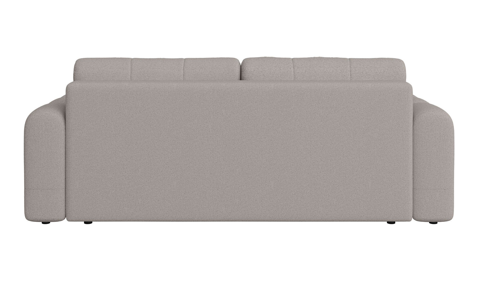 INOSIGN 3-zitsbank Manilla, optioneel met bedfunctie, B/D/H 265/117/91 cm met golfondersteuning, in verschillende materialen en kleuren