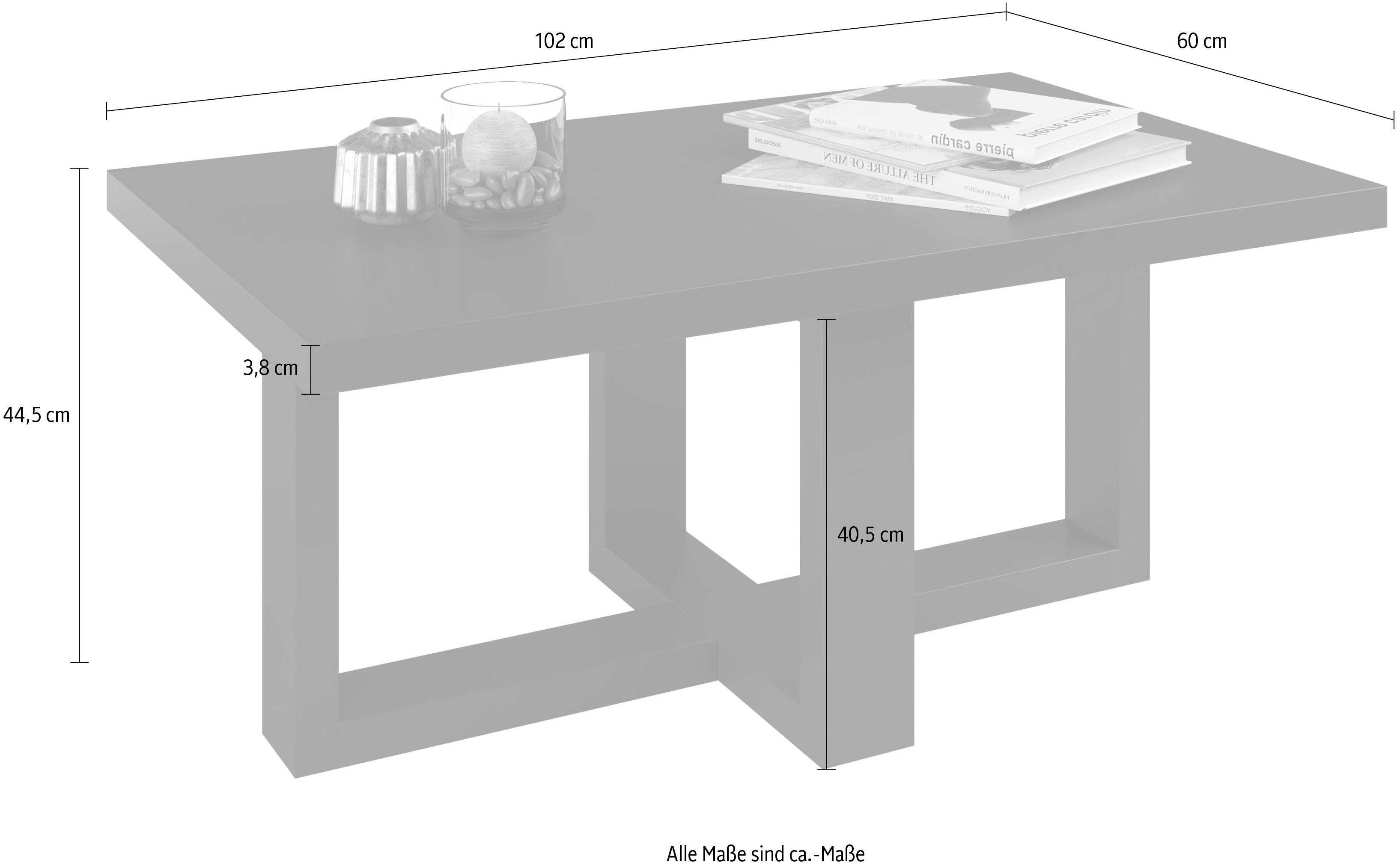 Home affaire Salontafel EKO Breedte 75 cm of 102 cm