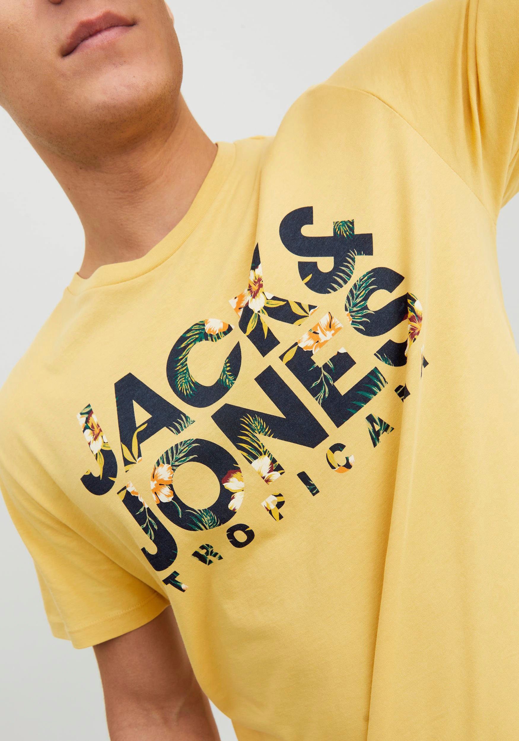 Jack & Jones Shirt met ronde hals JJBECS SHAPE TEE SS CREW NECK