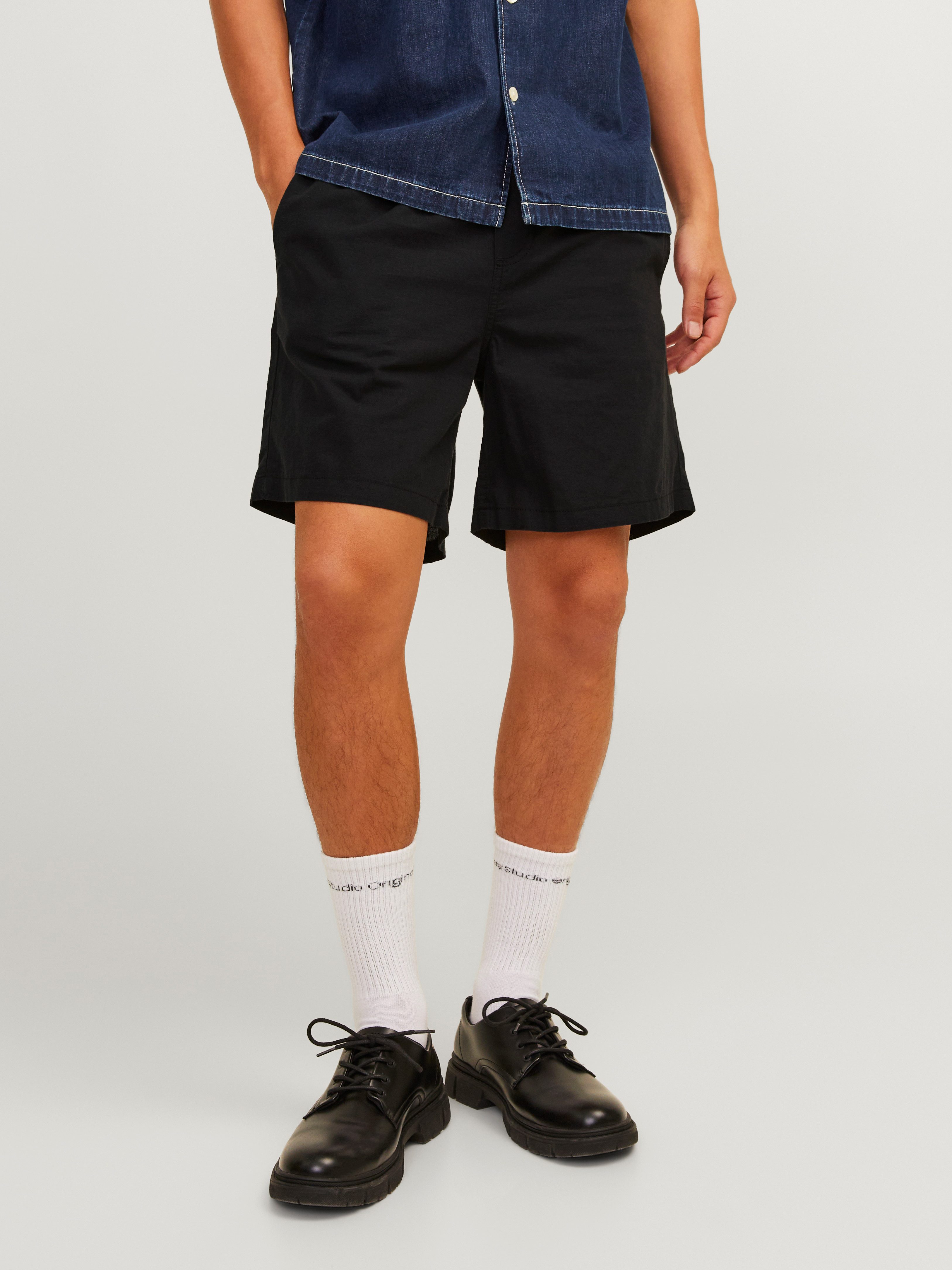 Jack & Jones Short JPSTJAIDEN JJSUMMER JOGGER SHORT SN heren bermuda broeken maat M zwart