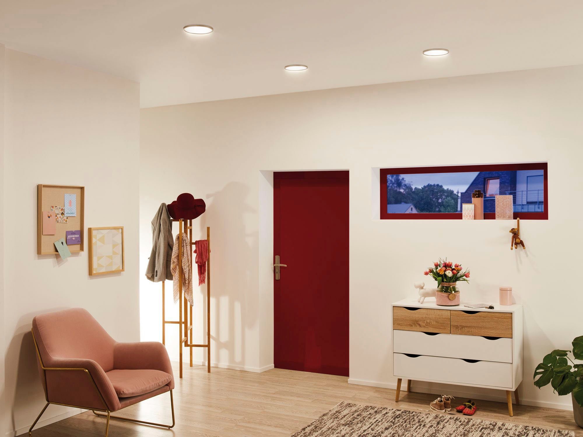 Paulmann Led-paneel Atria rond 220mm 14W 2700K Atria rond 220mm 14W 2.700K mat (1 stuk)