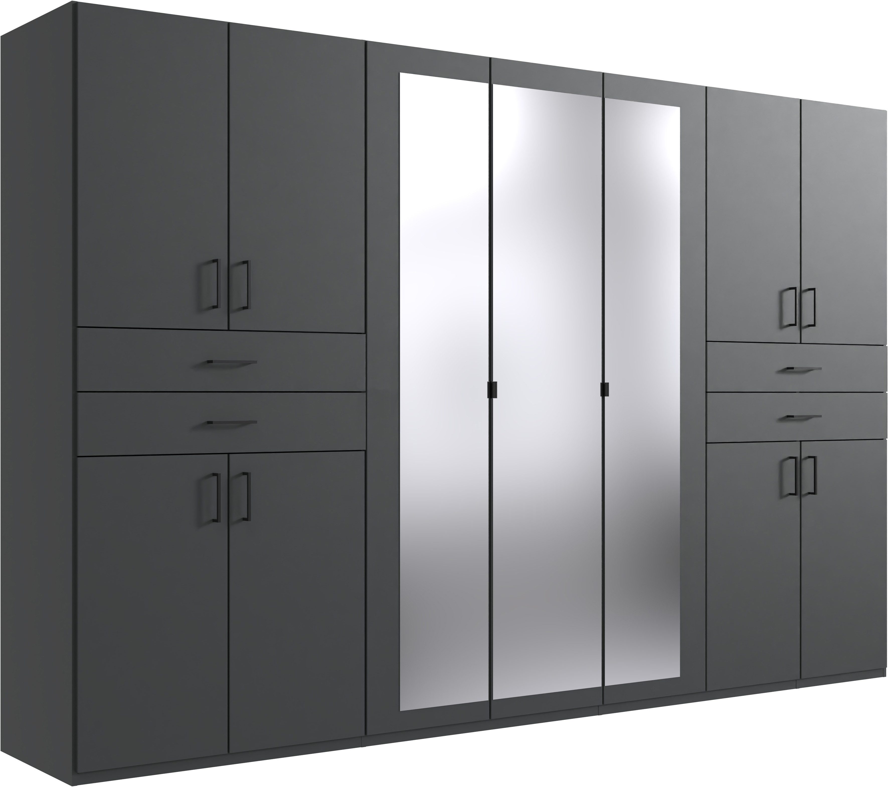 Wimex Kledingkast Taiga kledingkast met spiegel OTTOs Choice besteller met lades op comfortabele hoogte, garderobe slaapkamerkast