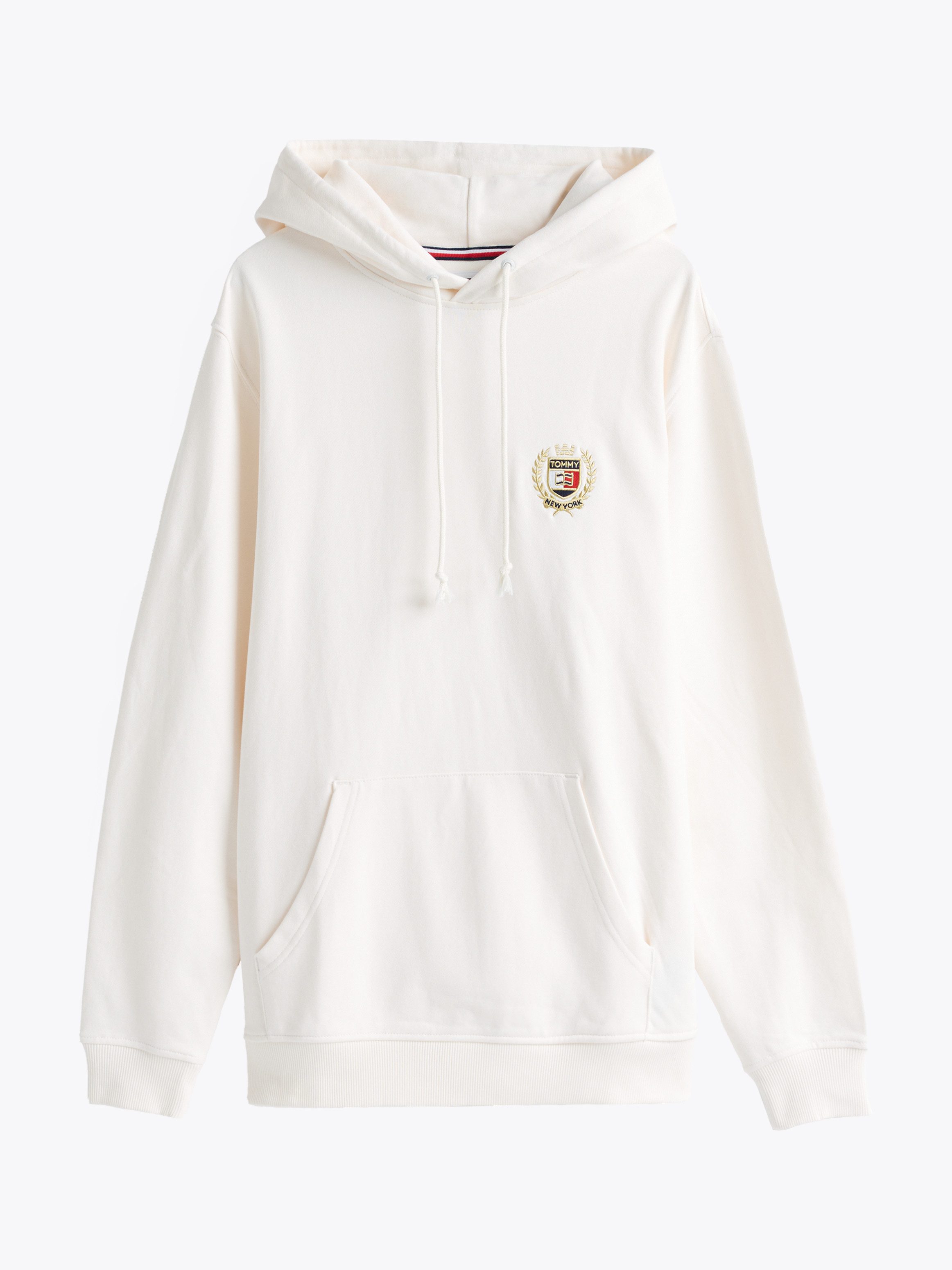 TOMMY JEANS Sweatshirt TJM REG TJ FLAG CREST HOOD EXT geborduurd merkembleem op borsthoogte