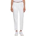 tommy hilfiger chino hailey slim co tencel chino pant met riem met tommy hilfiger strepen wit