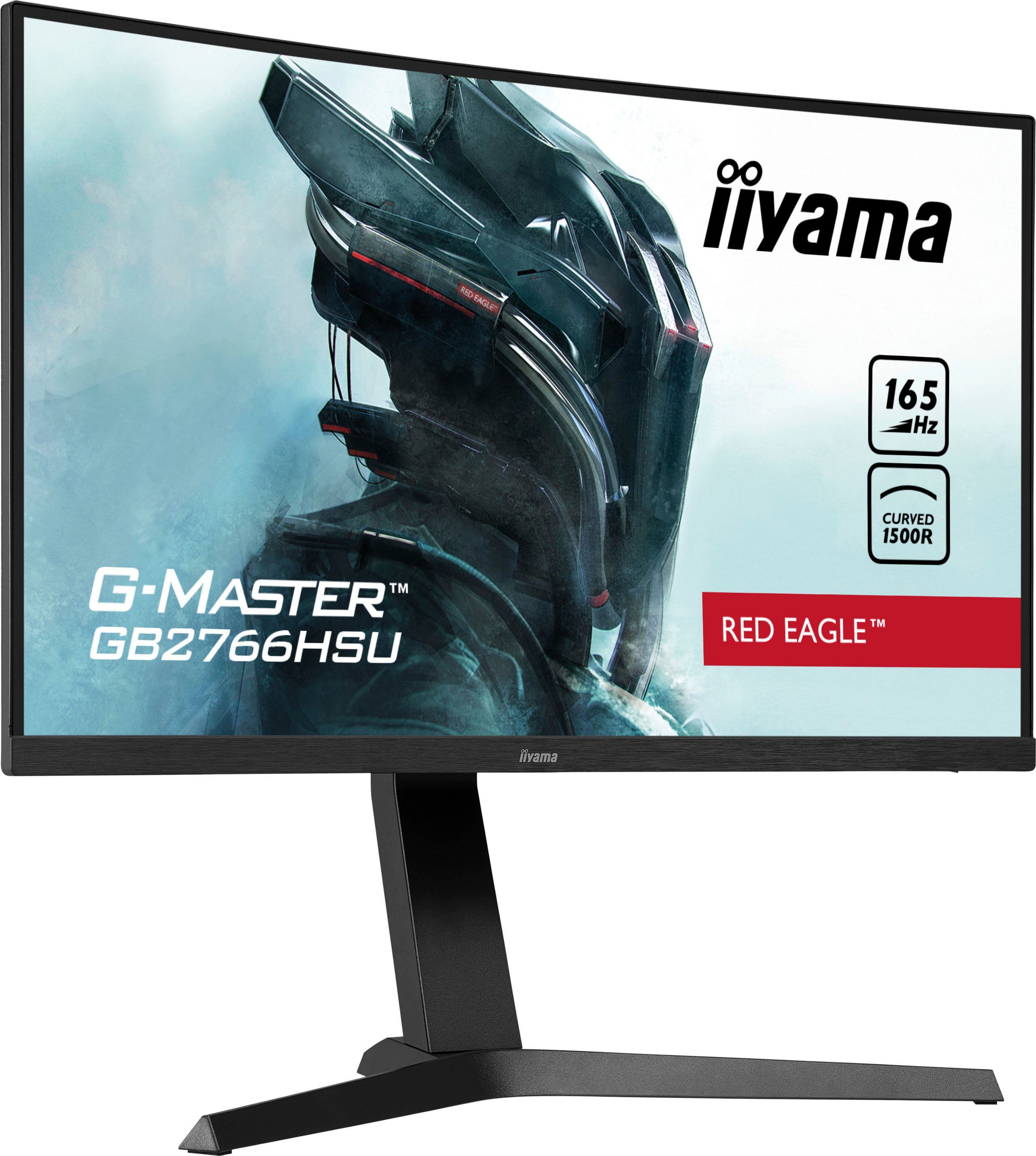 Iiyama Curved-gaming-monitor G-MASTER GB2766HSU-B1, 68,5 cm / 27", Full HD