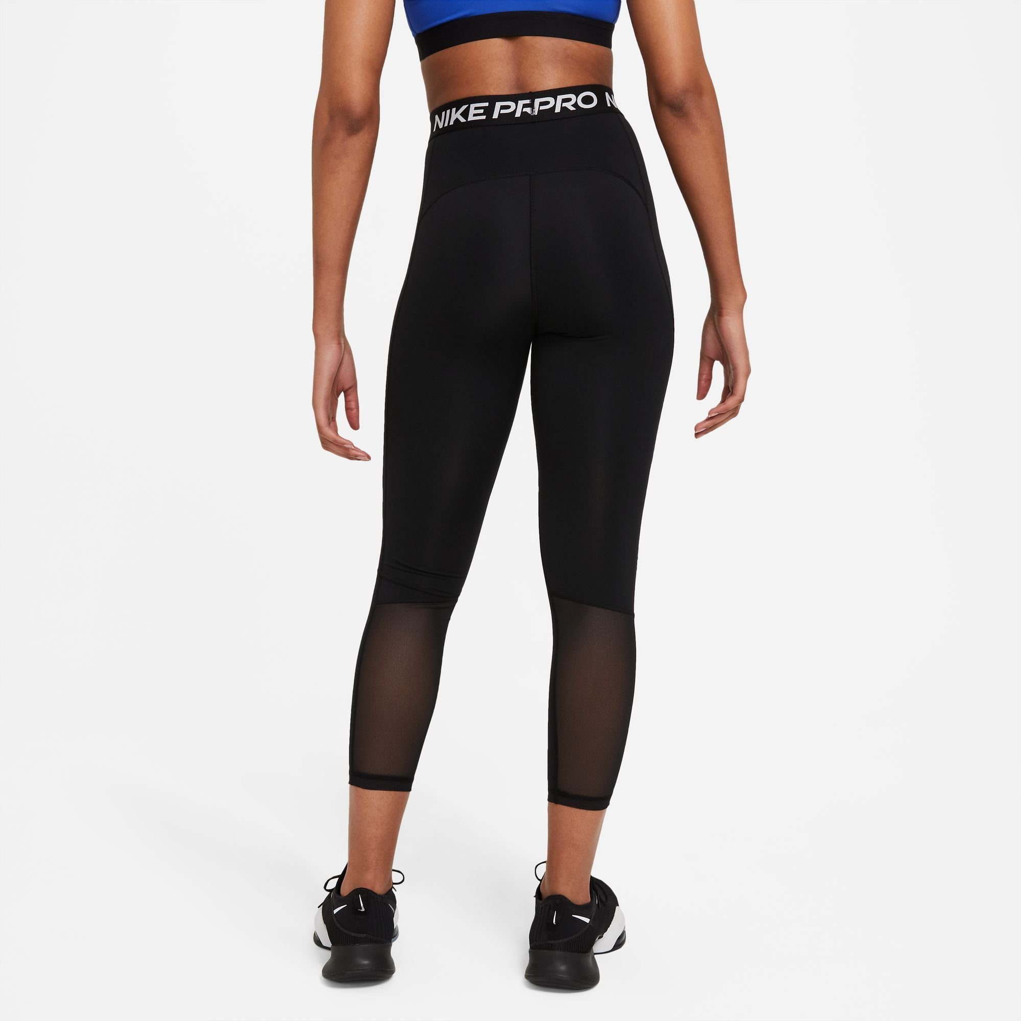 Nike Trainingstights PRO WOMEN'S HIGH-WAISTED / MESH PANEL LEGGINGS