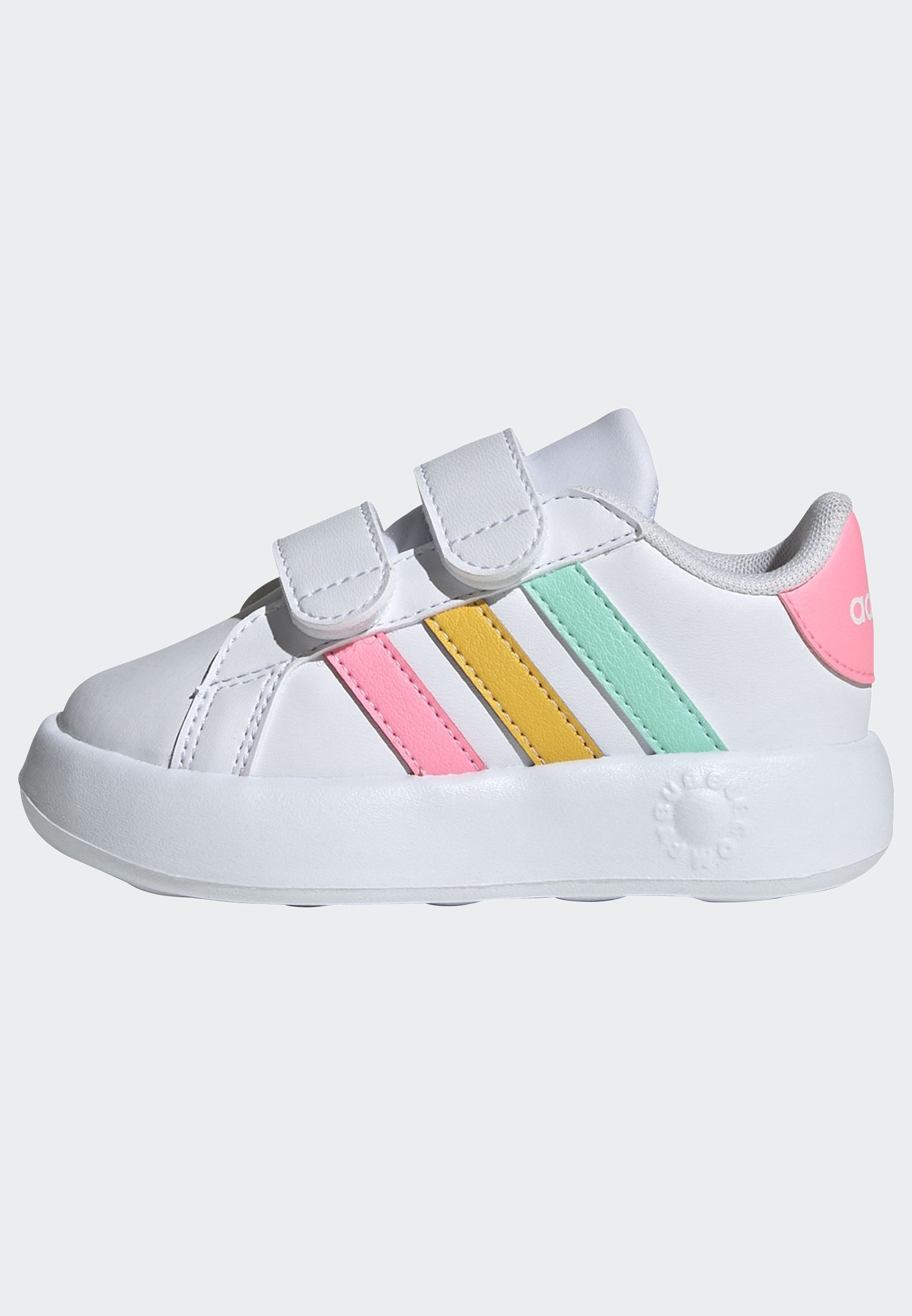 adidas Sportswear Klittenbandschoenen GRAND COURT 2.0 KIDS Design geïnspireerd op de adidas Superstar, voor kinderen