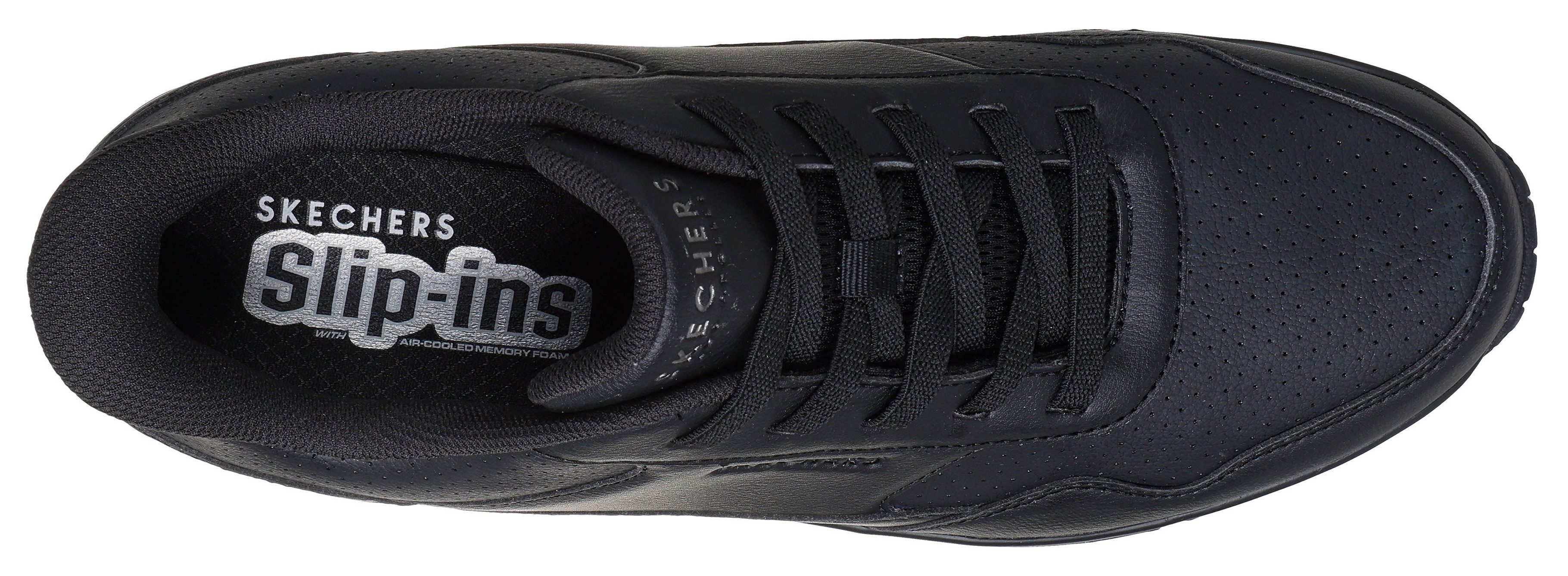 Skechers Slip-on sneakers UNO-BANKSIA LUXE Sleehak sneaker, sneaker met luchtkussen