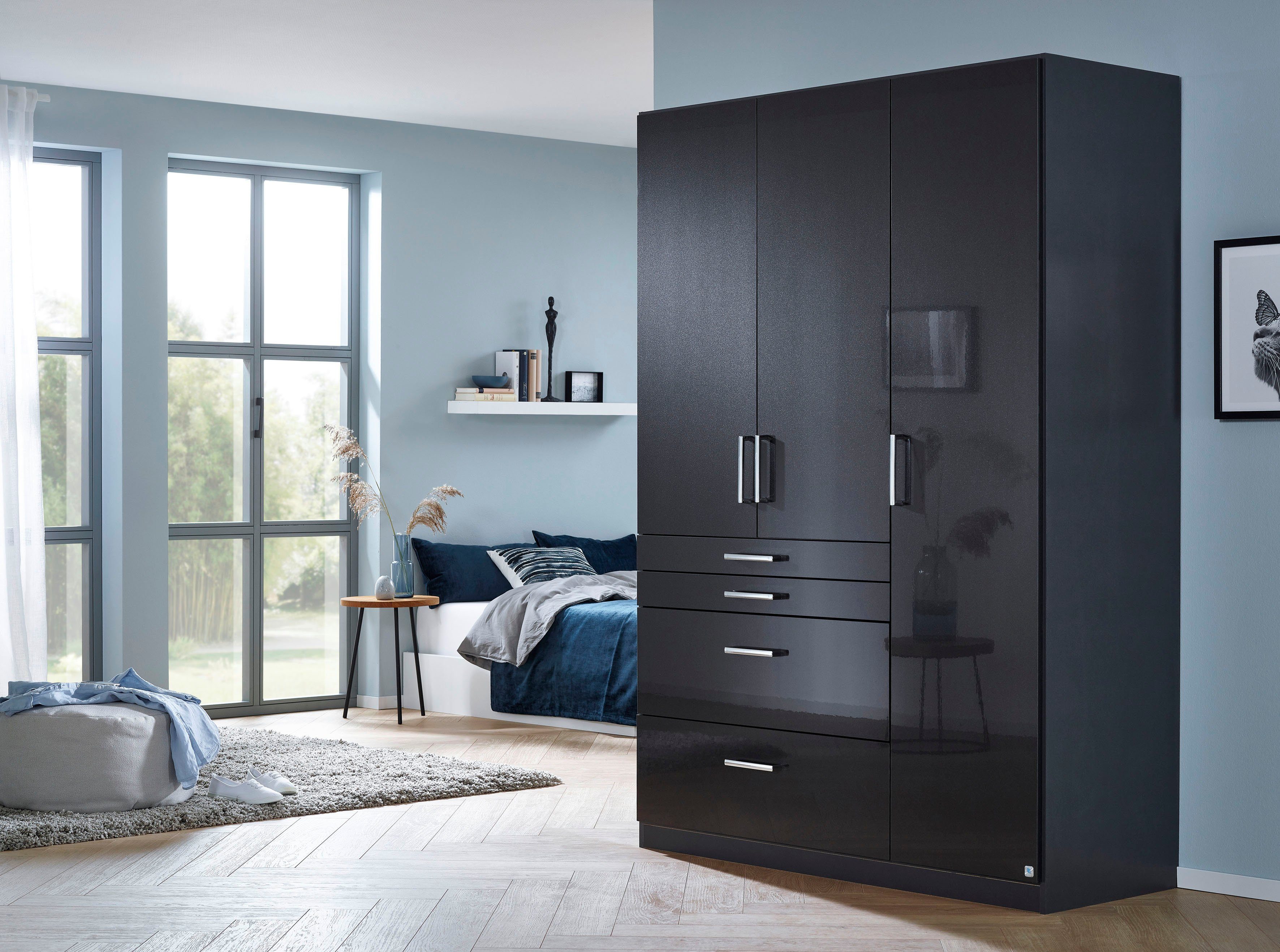 rauch Draaideurkast Kledingkast kast garderobe garderobekast topseller HOMBURG met veel opbergruimte, bovenste lade met indeling made in germany
