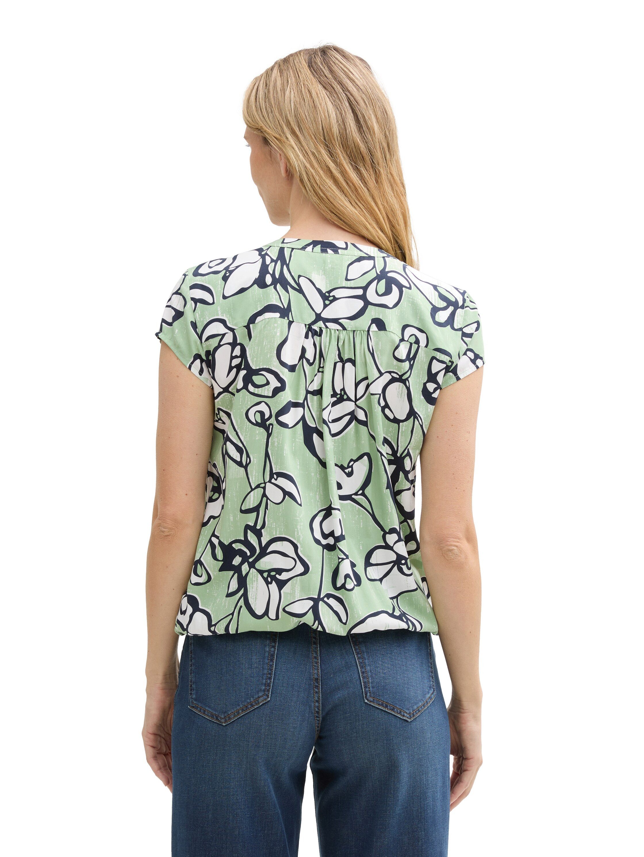 Tom Tailor Blouse met korte mouwen met grafisch patroon