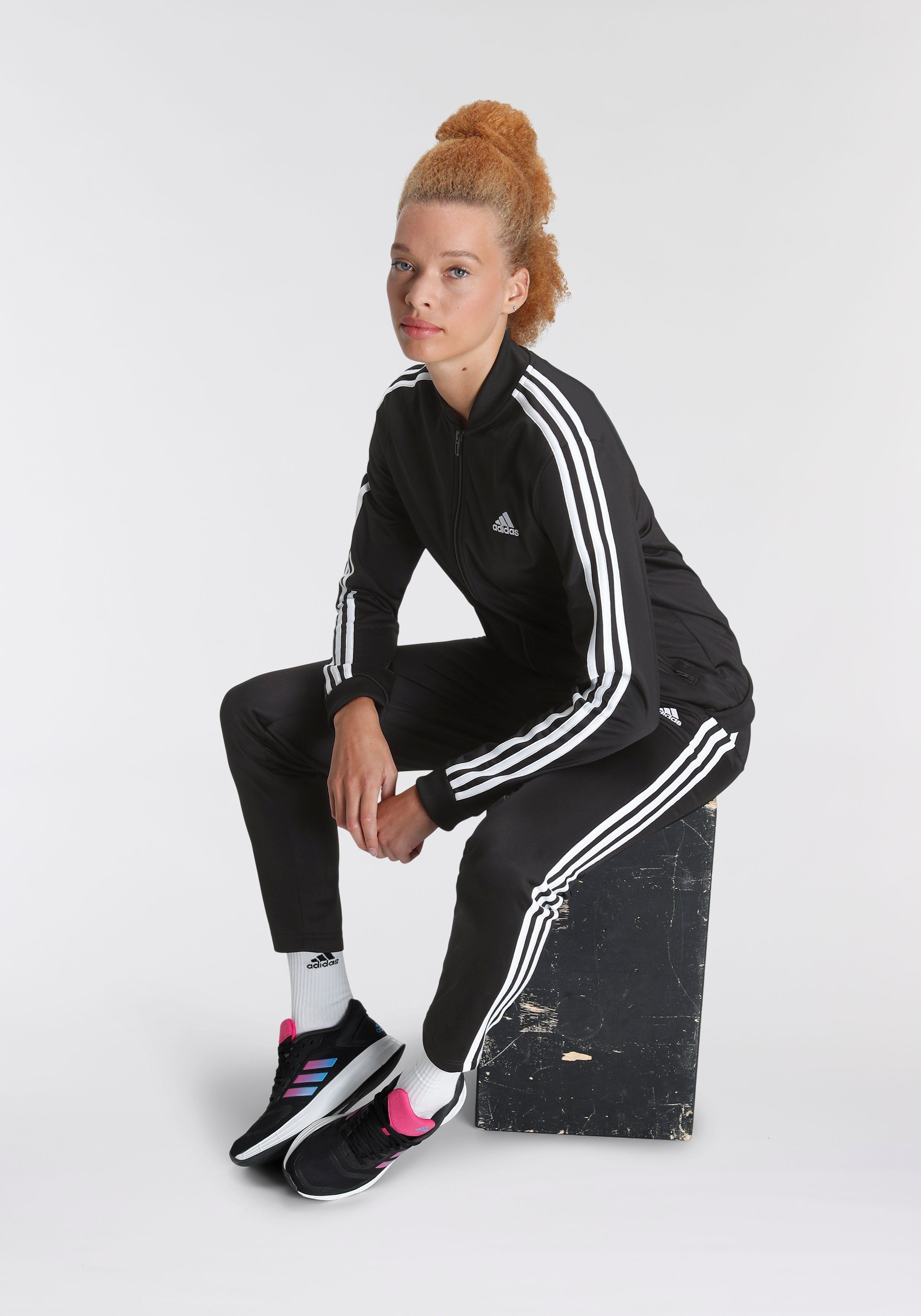 adidas Sportswear Trainingspak ESSENTIALS 3-STRIPES (2-delig)