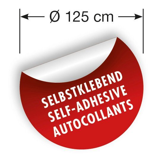 Komar Fotobehang Zelfklevend vlies - Adorn - Afmeting 125 x 125 cm (1 stuk)