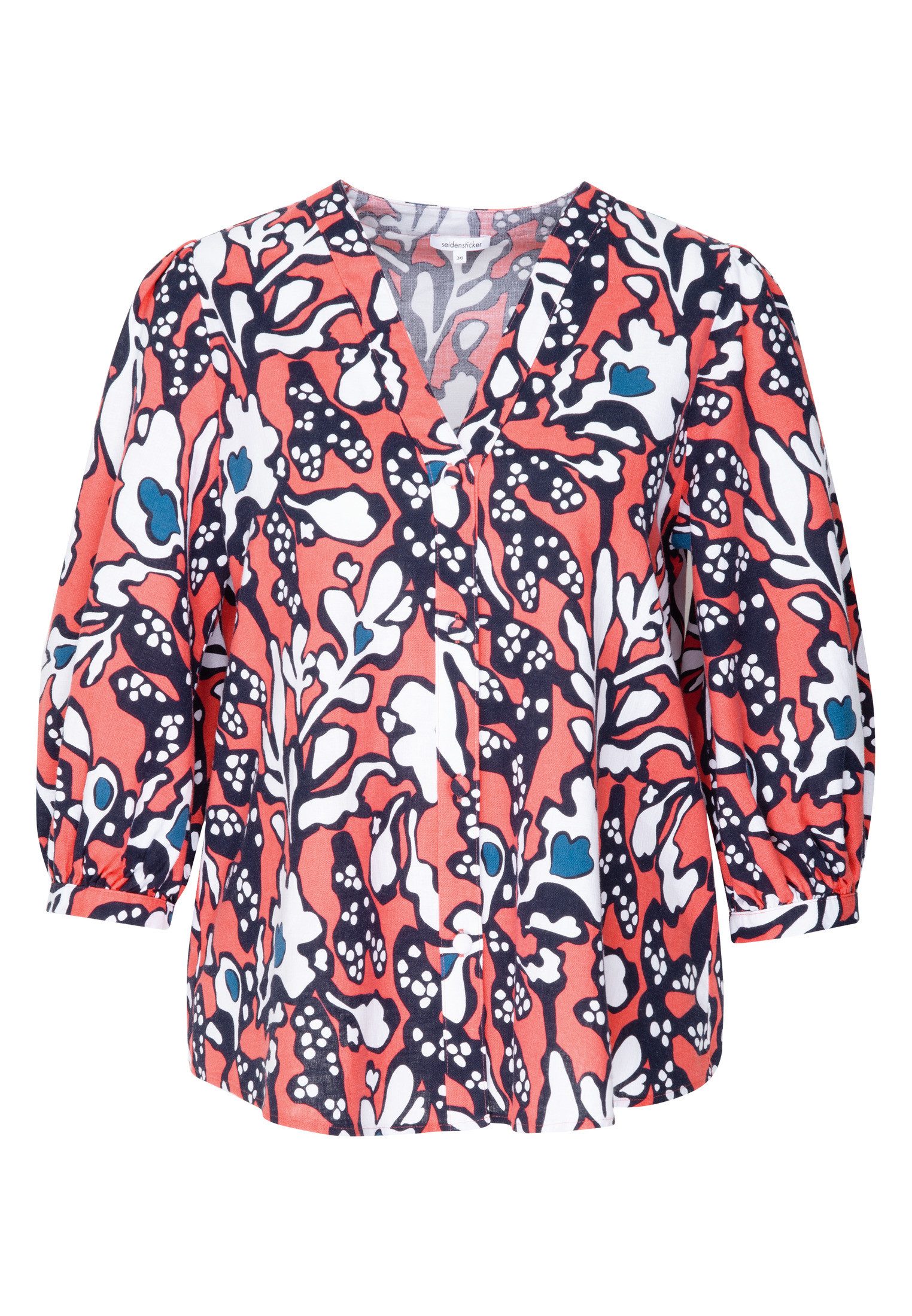 seidensticker Klassieke blouse Zwarte roos