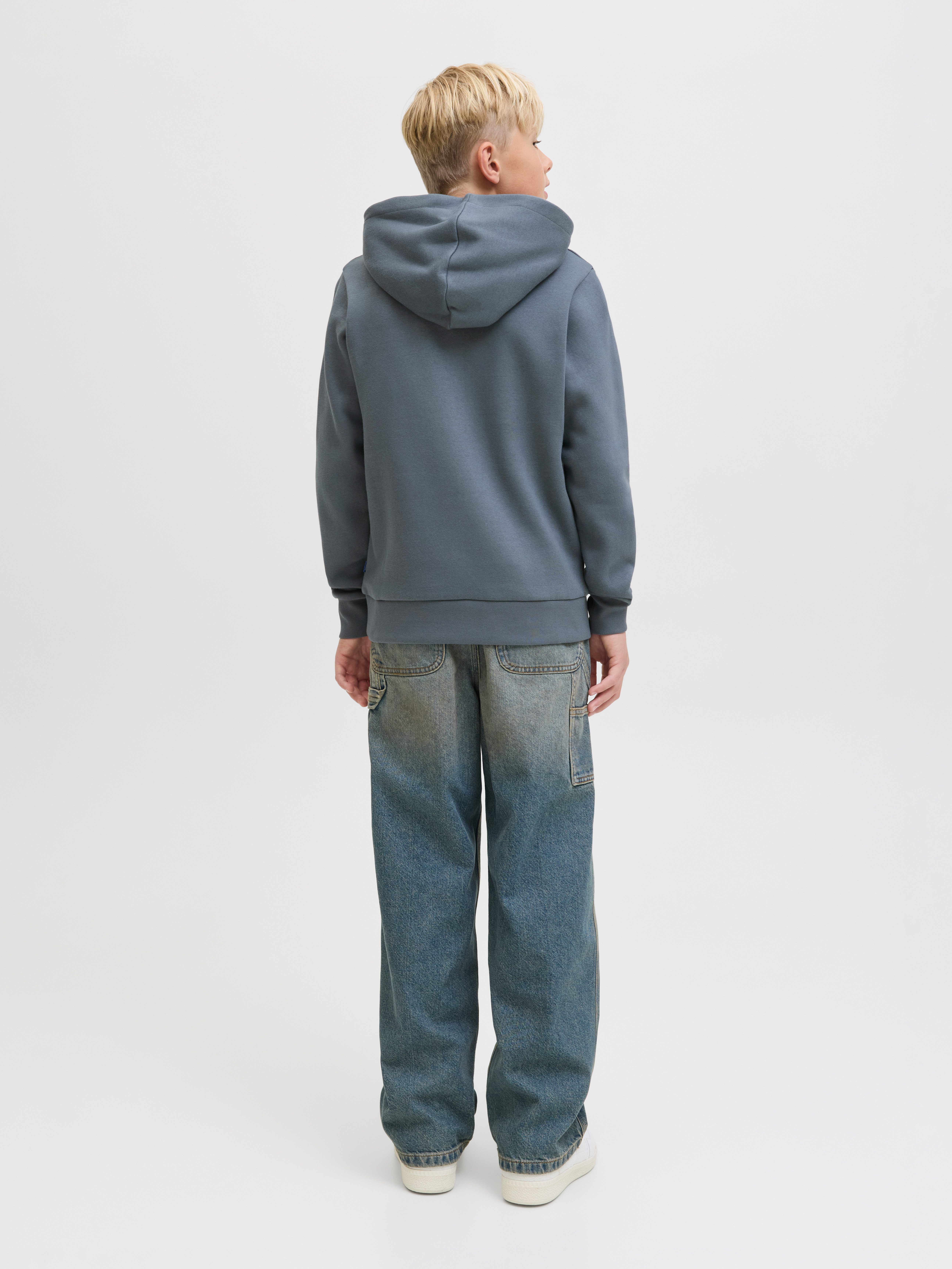 Jack & Jones Junior Hoodie JJELOGO SWEAT HOOD 2 COL AW25 NOOS JNR
