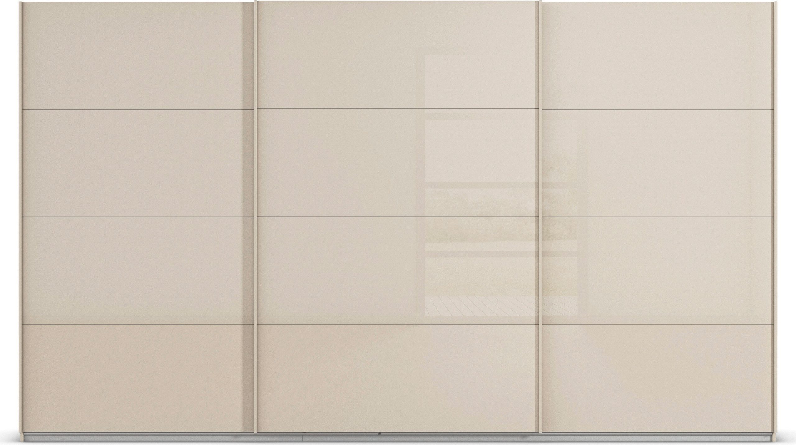 rauch Schuifdeurkast Kledingkast Kast Garderobe AGORDO met Glasfront doordachte binnenuitrusting, in 4 breedtes en 2 hoogtes made in germany