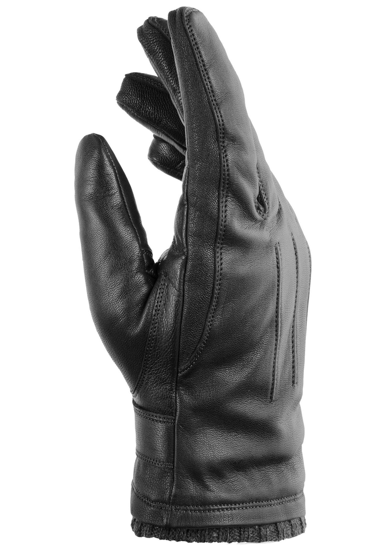 PEARLWOOD Leren handschoenen Newton lichte vintage look door waxafwerking