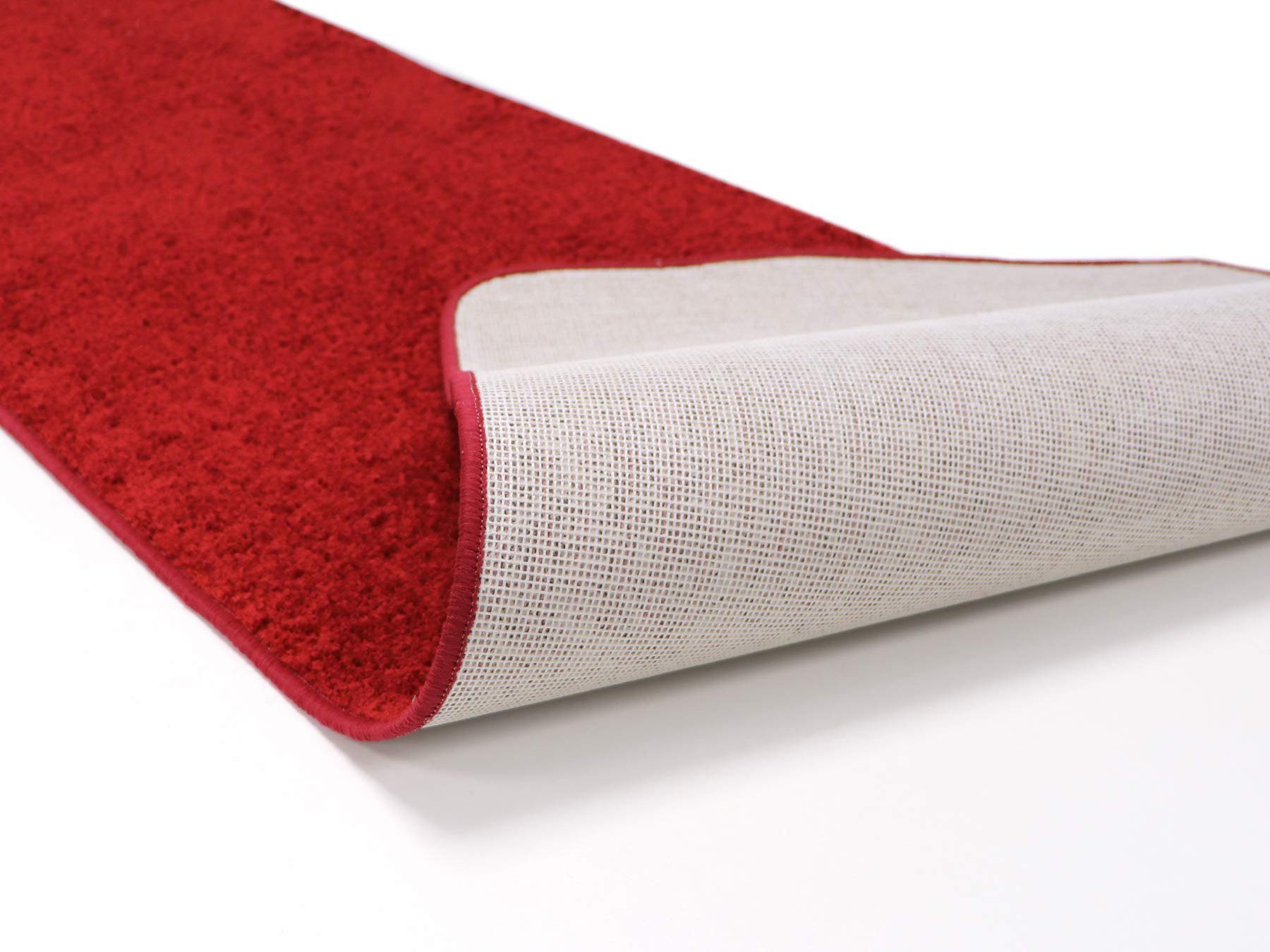 Primaflor-Ideen in Textil Vloerkleed MUMBAI zachte korte pool, unikleurig, ideaal in de woonkamer & slaapkamer