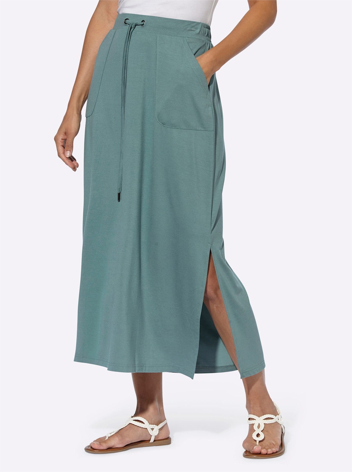 Casual Looks Jerseyrok dames jerseyrokken maat 54 groen
