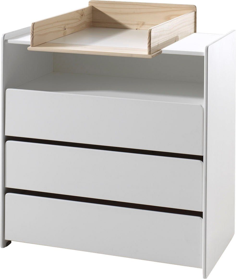 Vipack Commode Kiddy Bladvergroter, zonder aankleedkussen, veel opbergruimte
