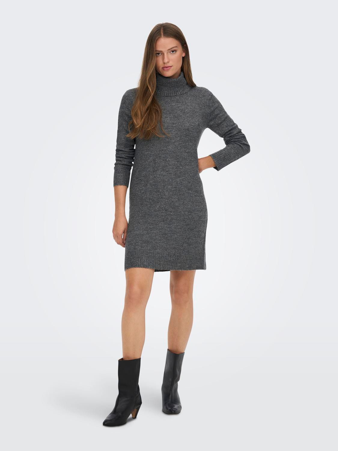 JDY Gebreide jurk ELANORA L/S COWLNECK DRESS KNT NOOS