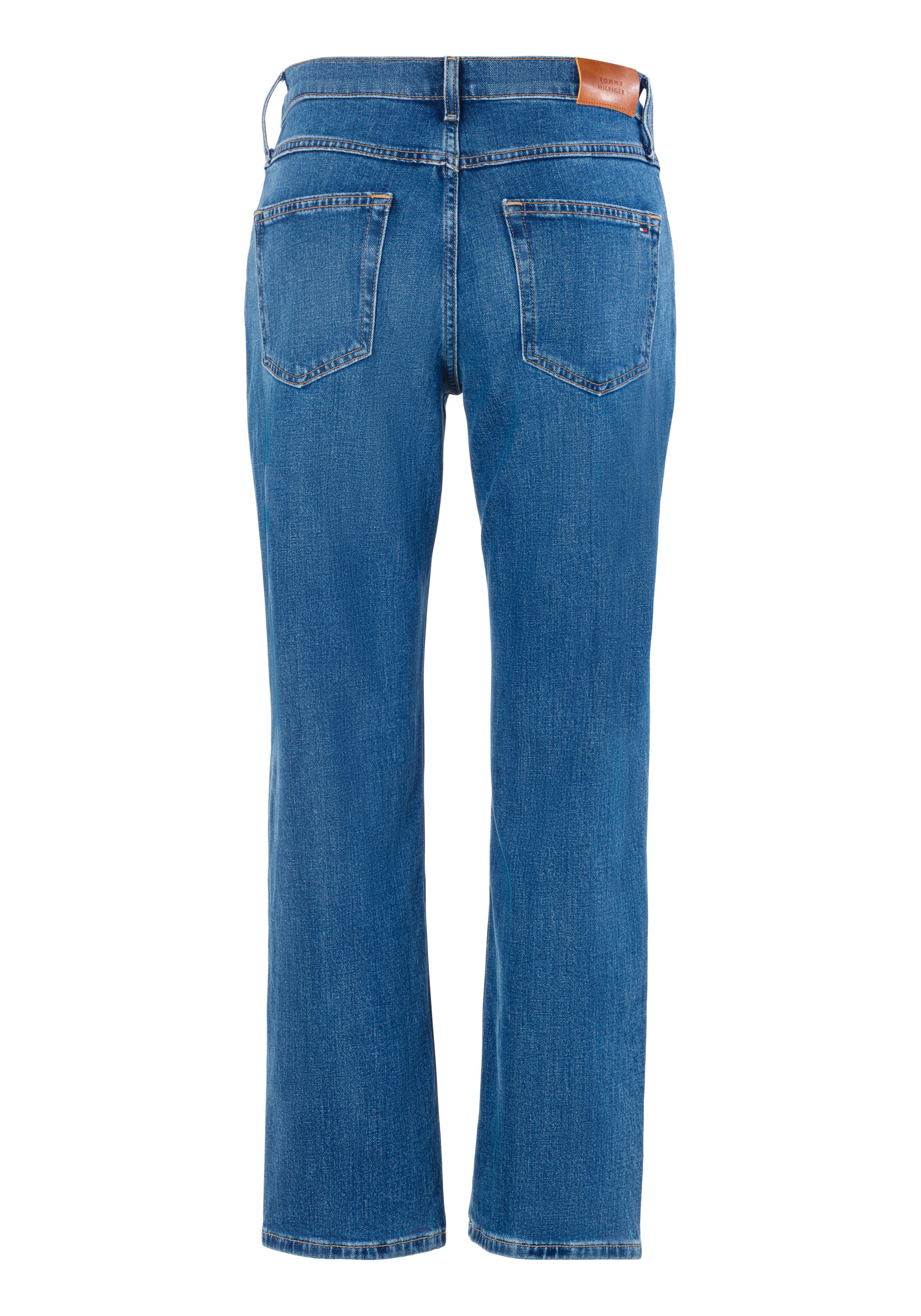 Tommy Hilfiger Straight jeans HERITAGE ROME STRAIGHT RW met lichte fadeout-effecten