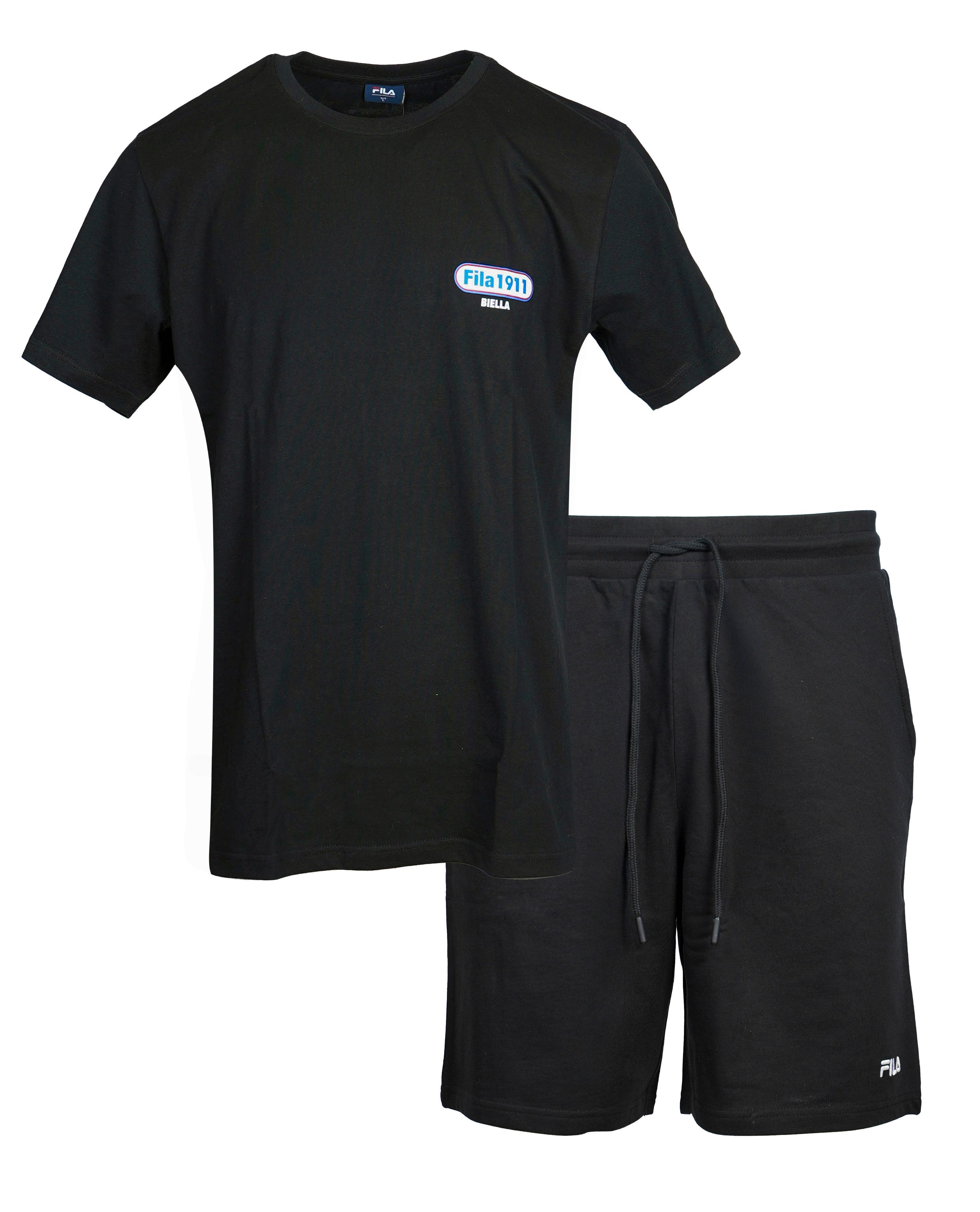 Fila Shortama MAN JERSEY TOP + FRENCH TERRY PANTS PYJAMAS (2-delig)