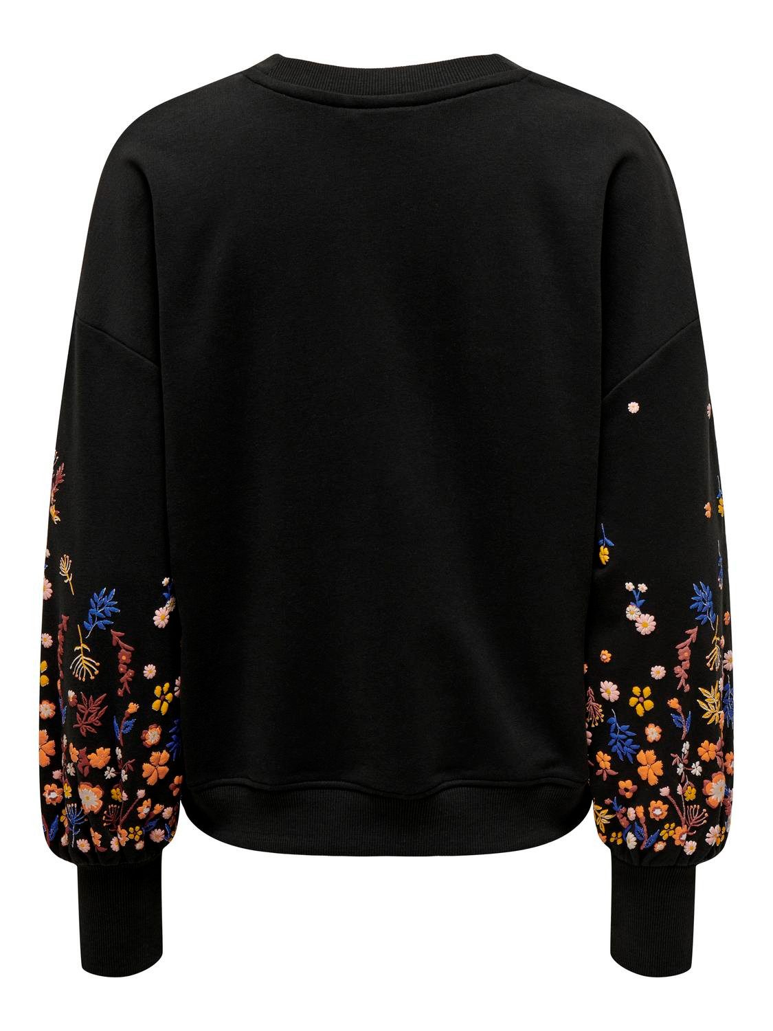 Only Sweatshirt ONLBROOKE L/S O-NECK FLOWER SWT