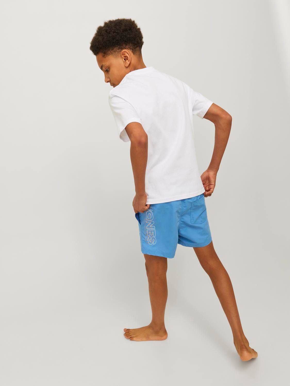 Jack & Jones Junior Zwemshort JPSTFIJI JJSWIM DOUBLE LOGO LY SN JNR