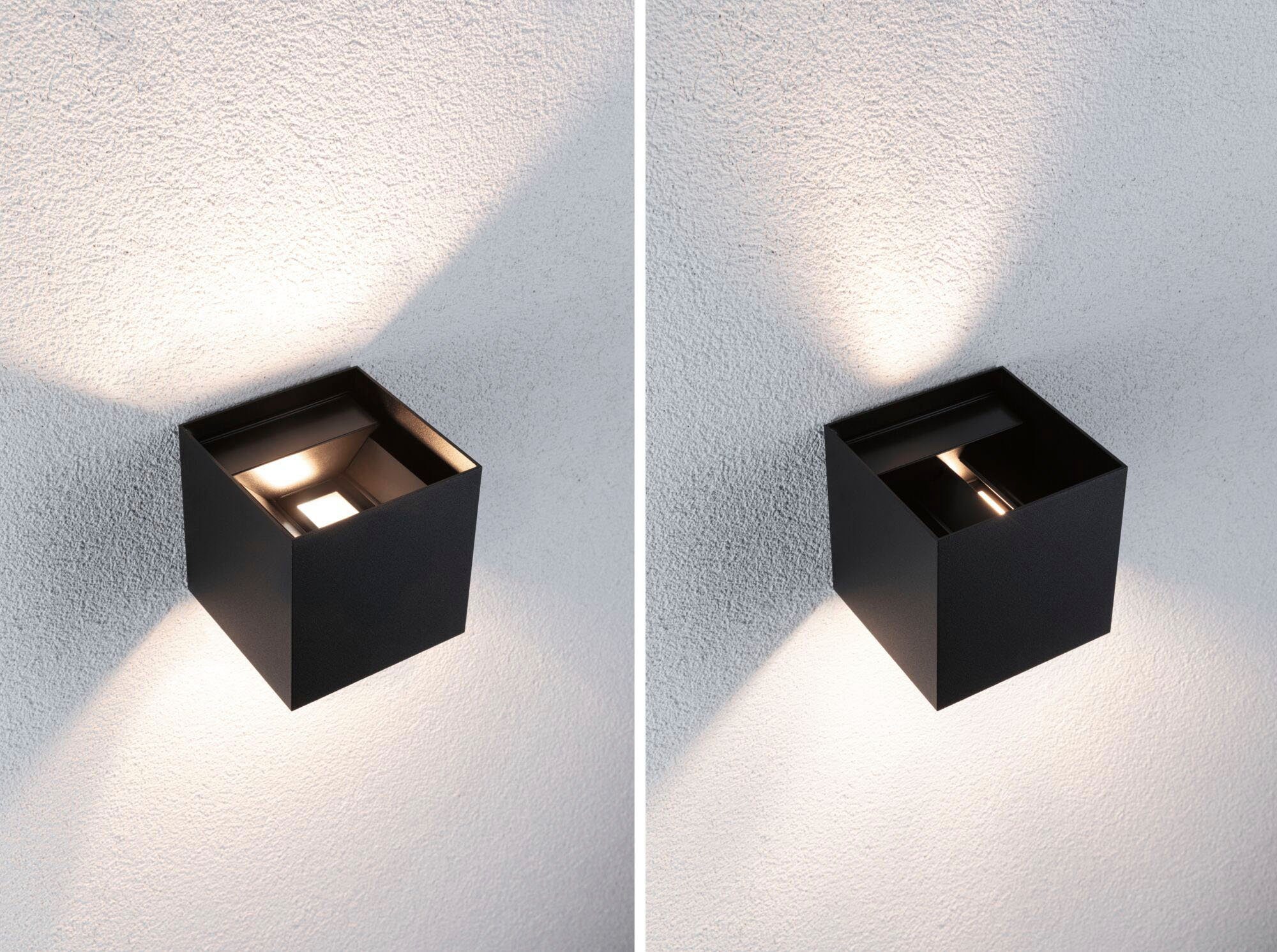 Paulmann Led-wandlamp voor buiten Buiten 230V Cybo RGBW Zigbee 2000-6500K Antraciet (1 stuk)