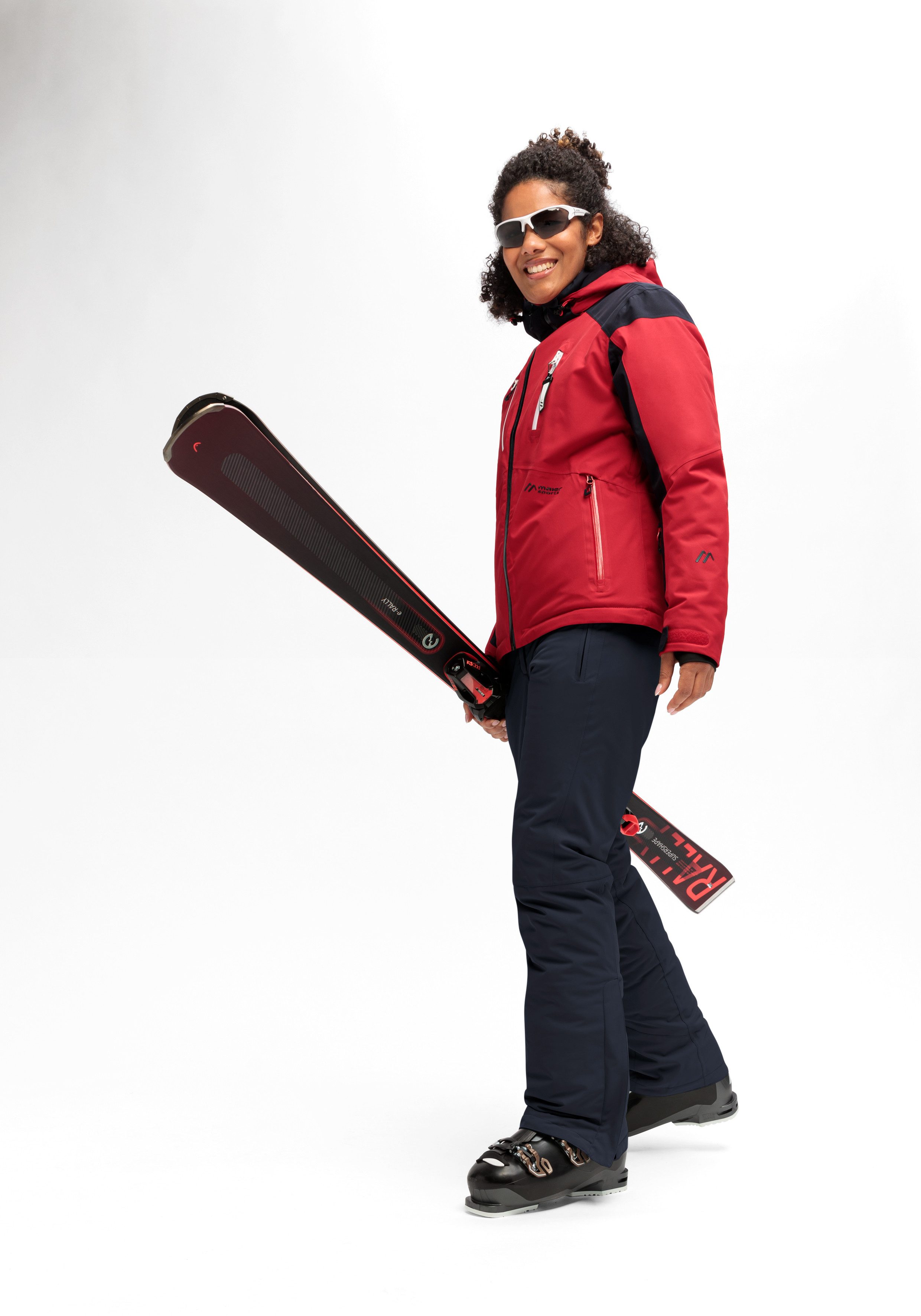 Maier Sports Ski-jack Vratna Dames winterjas wind waterdicht 4 ritszakken en capuchon