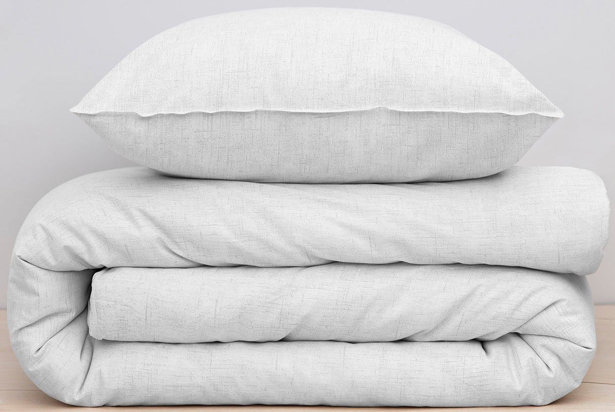 damai Beddengoed Ebba met structuur-effect in elegante kleuren, 100% katoen, met rits