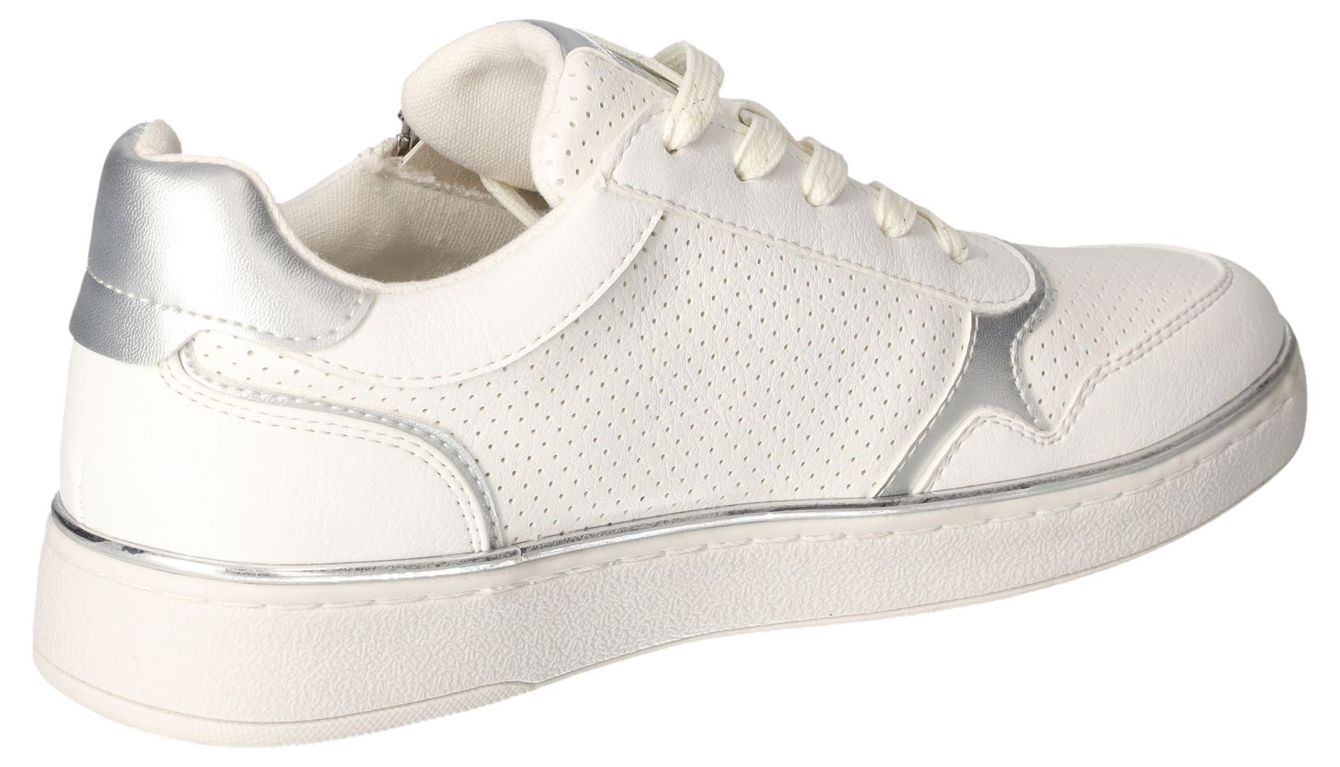 Mustang Shoes Sneakers , plateausneaker, veterschoen met rits