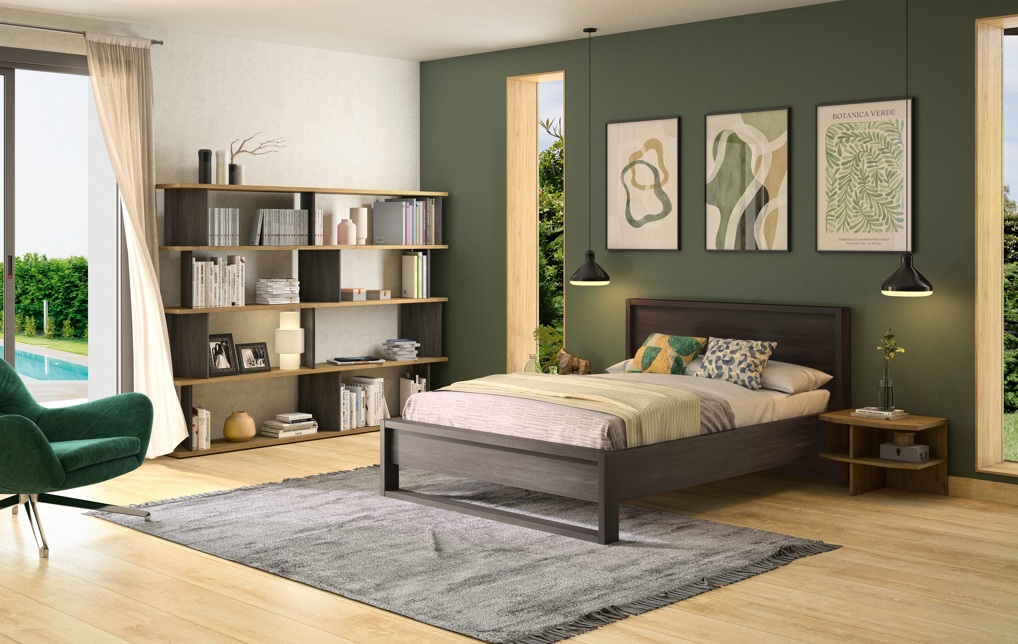 Gami Bed Alana Luxueus, hoogwaardige bed, alleen of in combinatie te gebruiken.