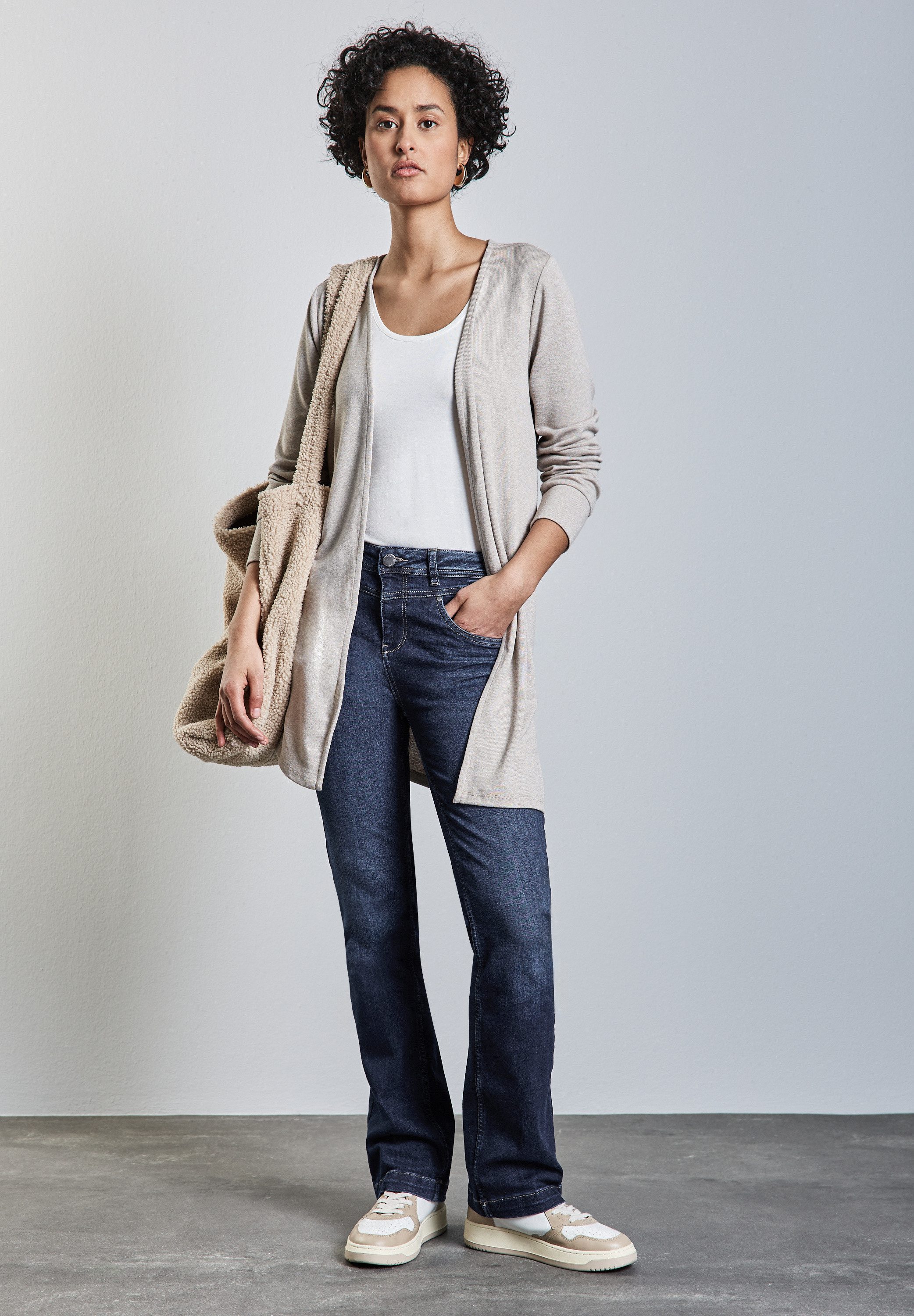 STREET ONE Bootcut jeans in slim fit