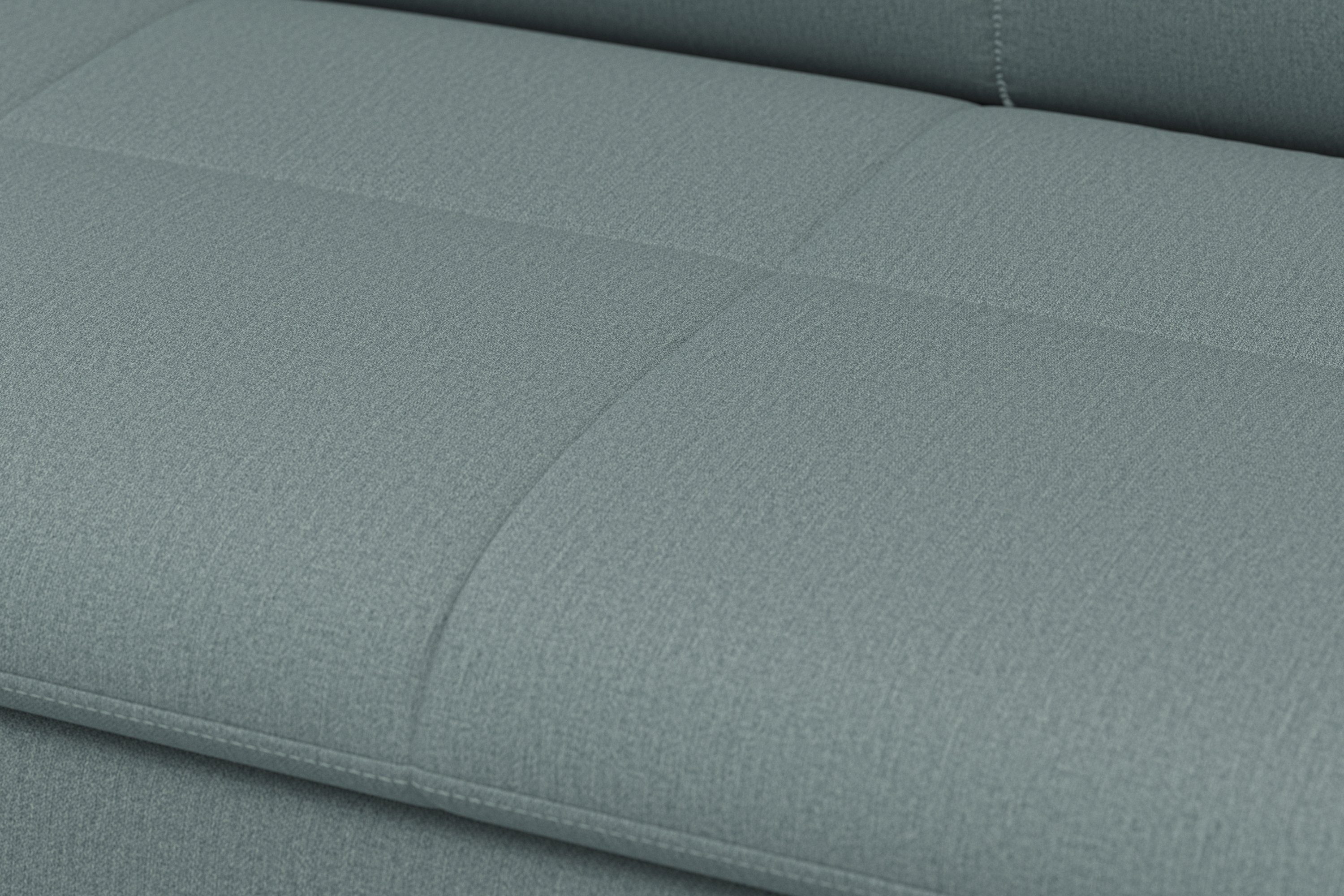DOMO collection 3-zitsbank Splash, moderne stiksels in de zitting en rug, comfortabel,